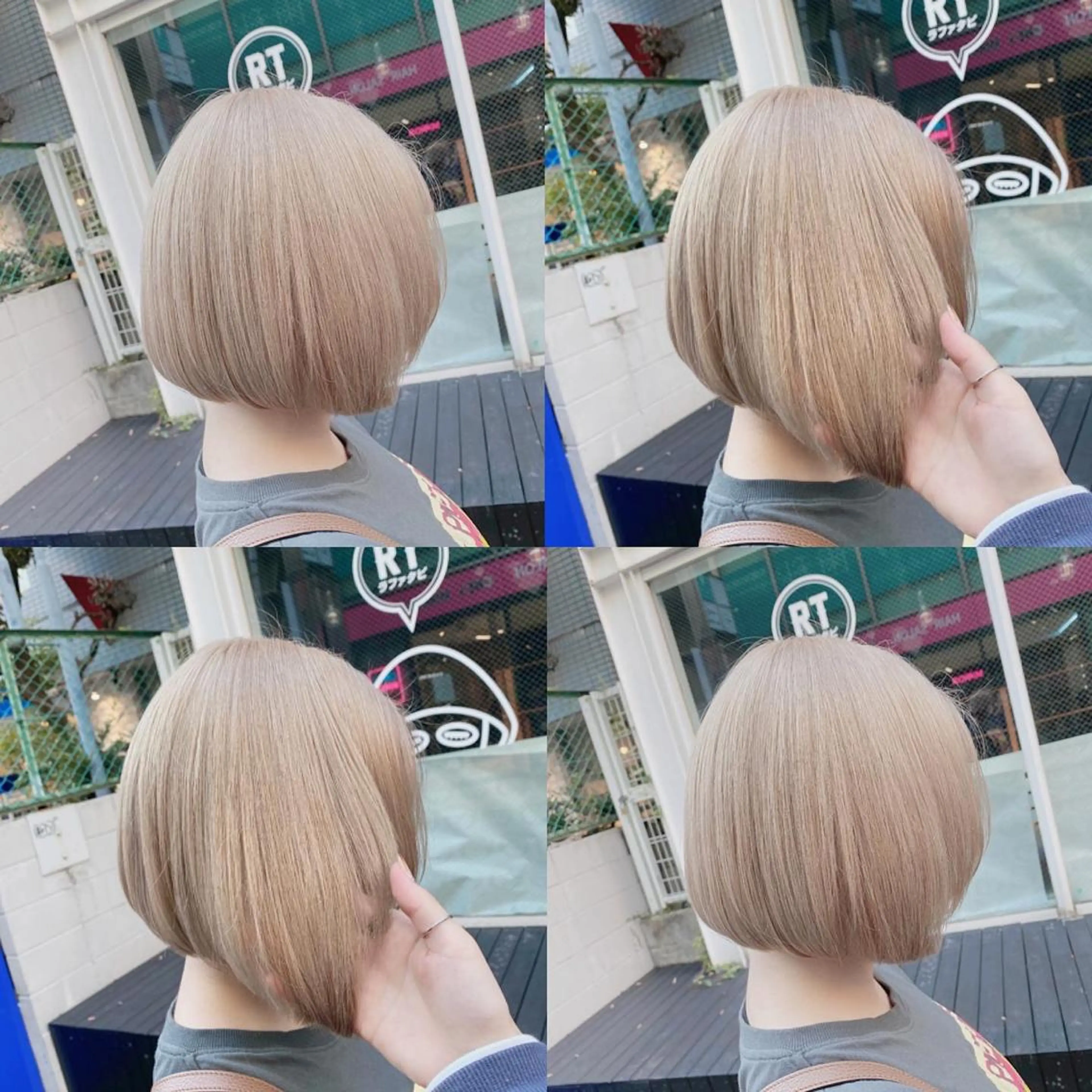ショート 🤍ムラ修正ブリーチ 🤍原宿/YUUのヘアスタイル