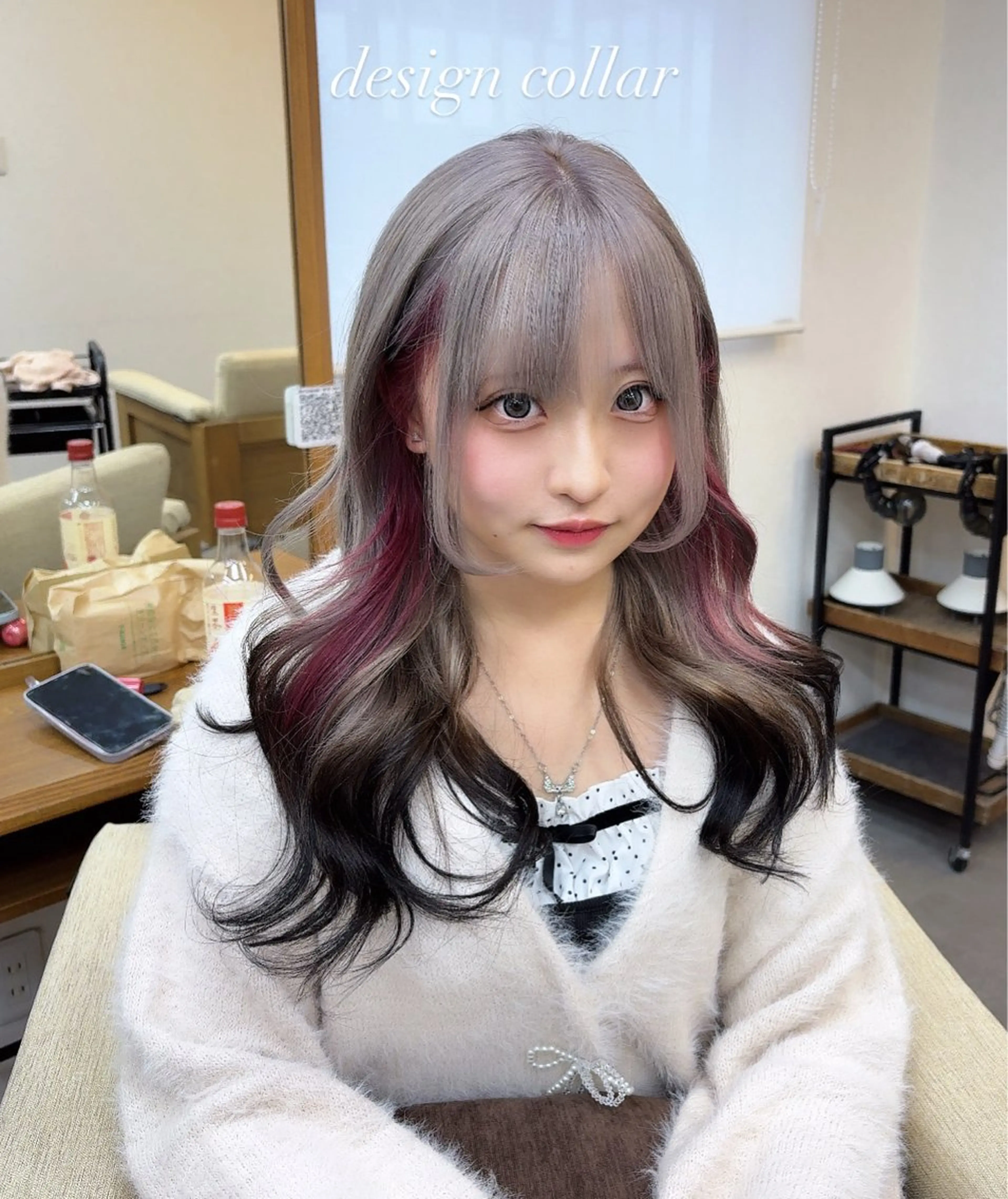 セミロング ヘアカラー yui🌻 カット募集中のヘアスタイル