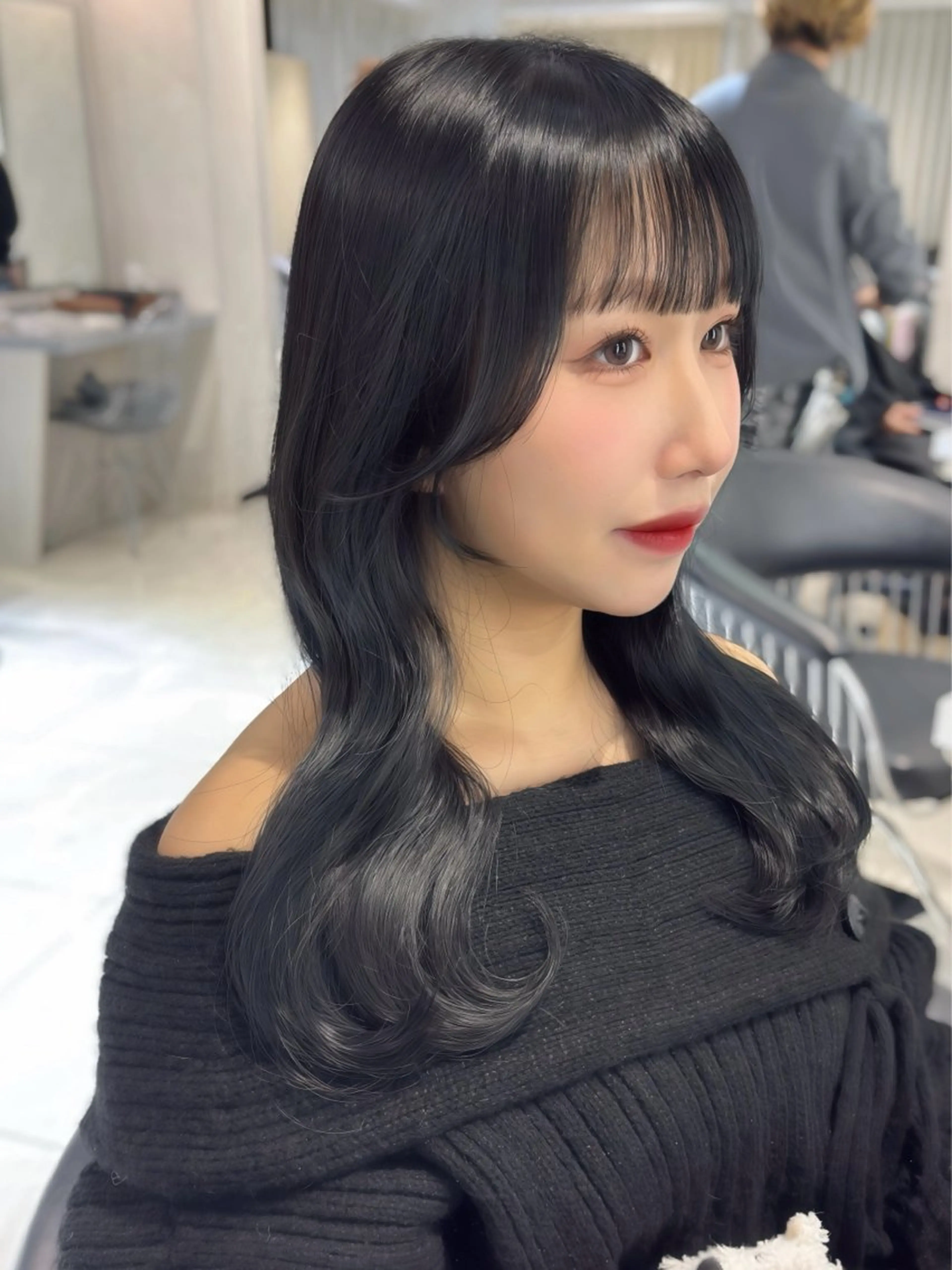 ロング 韓国レイヤー×髪質 改善︎💕︎あかねのヘアスタイル