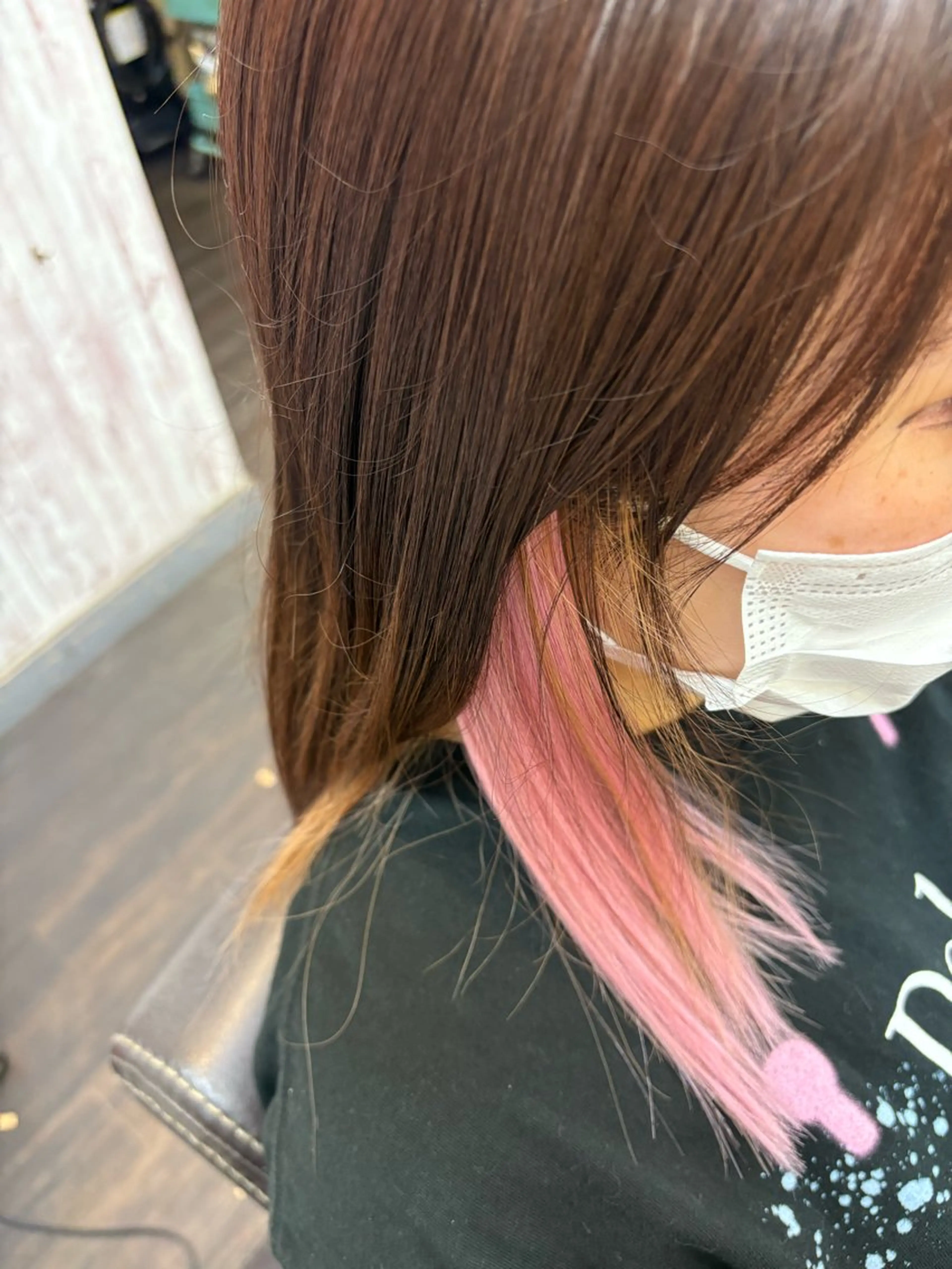 ミディアム カラー エクステ エクステ/ブリーチ / Hayatoのヘアスタイル