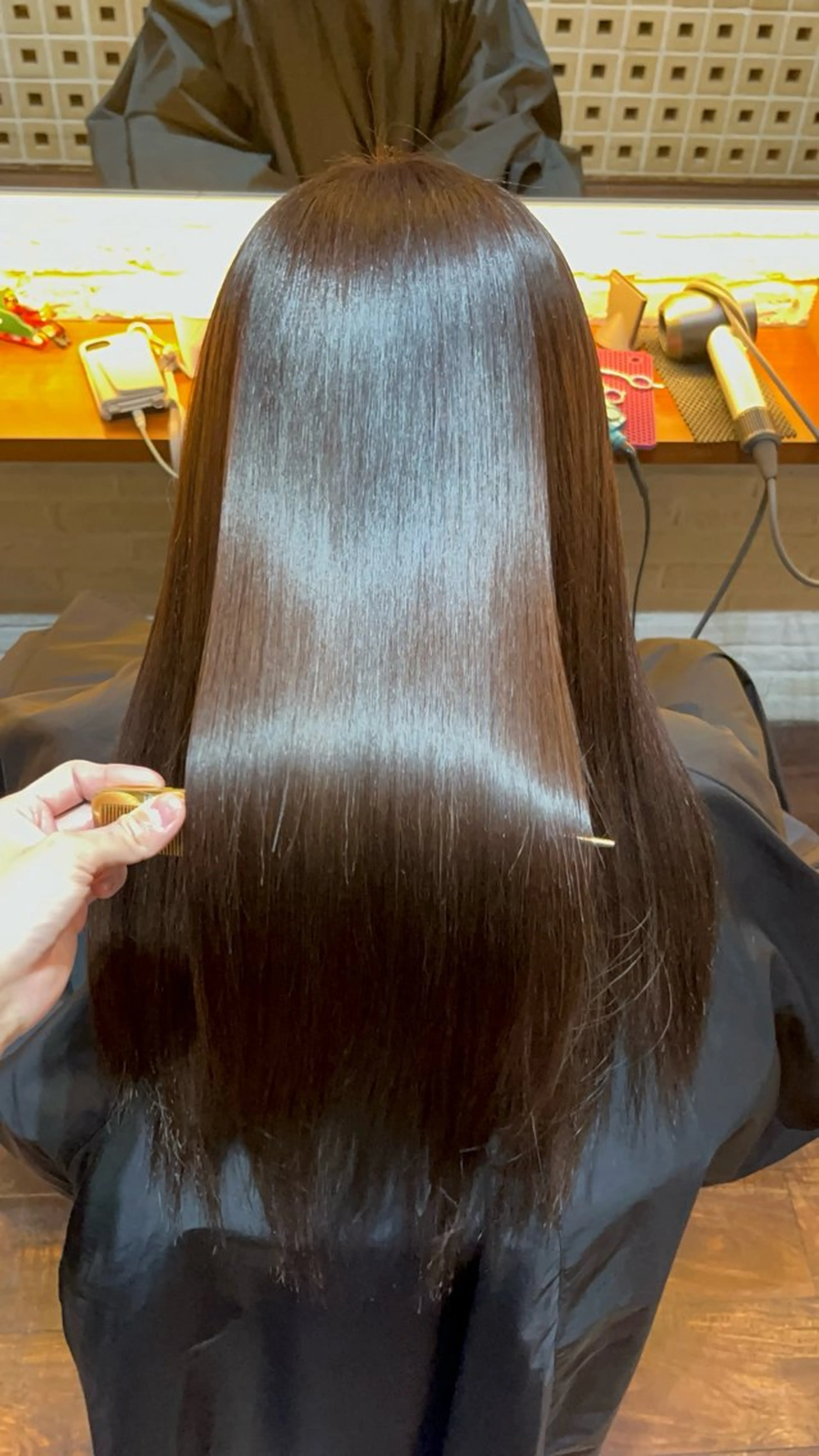 セミロング 髪質改善 縮毛矯正 縮毛矯正 トリートメント CoCooN TAKUMAのヘアスタイル