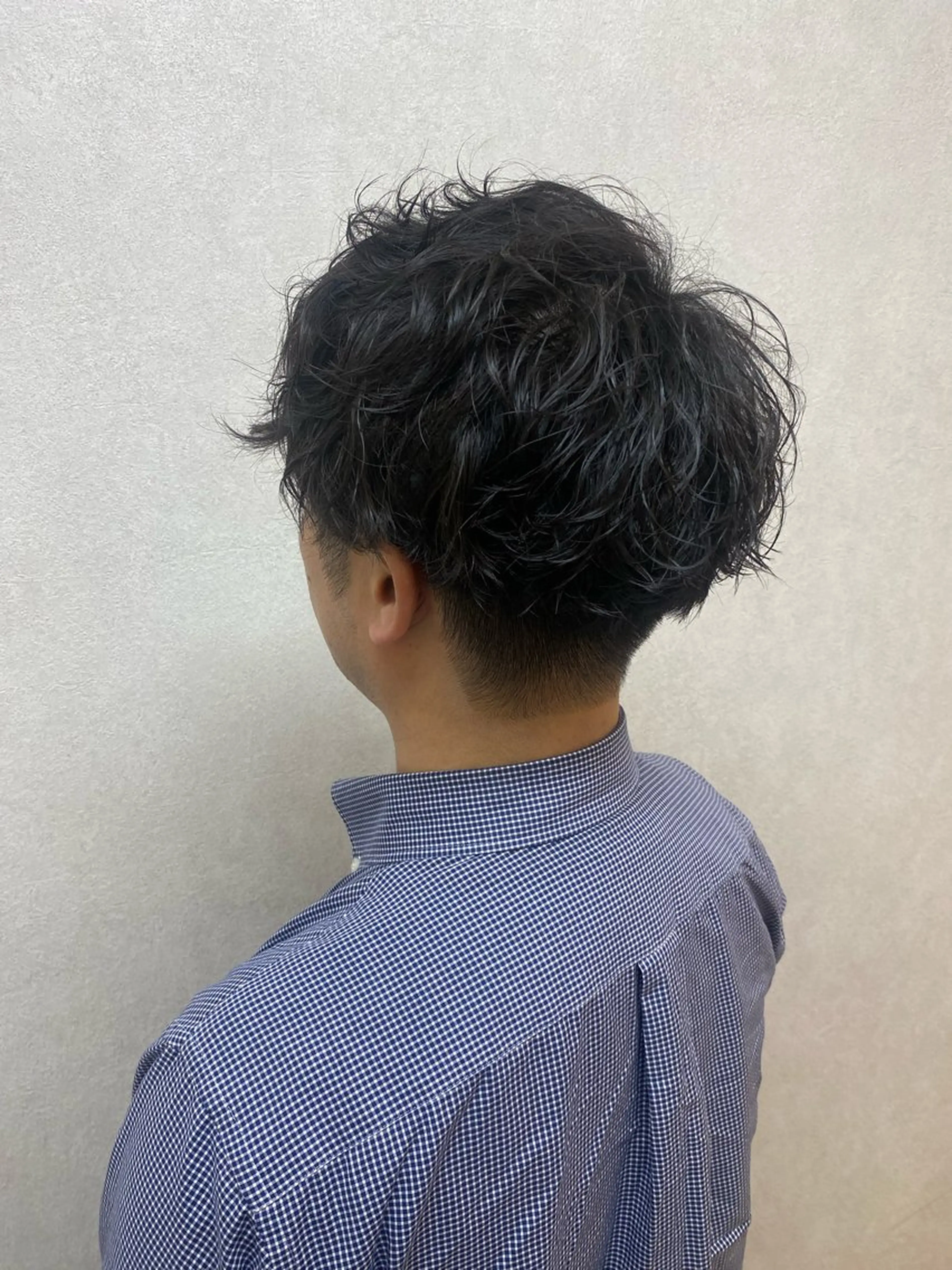 ショート パーマ メンズ マッシュ メンズパーマ カット パーマ [メンズカット］日高 伸太朗tocca船橋のヘアスタイル