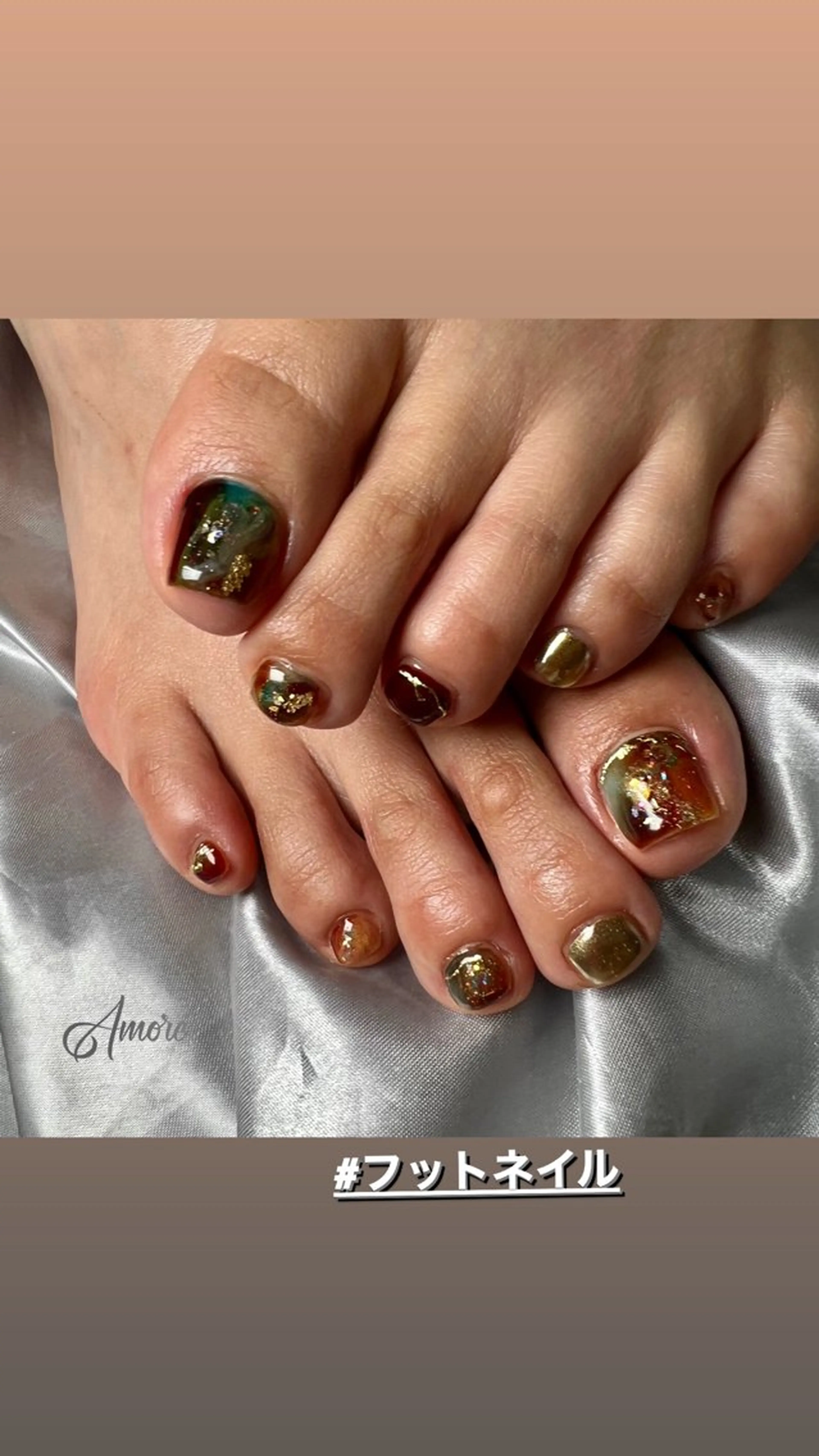 ネイル ジェルネイル 韓国ネイル パラジェル 夏ネイル You kyehwaのネイルデザイン