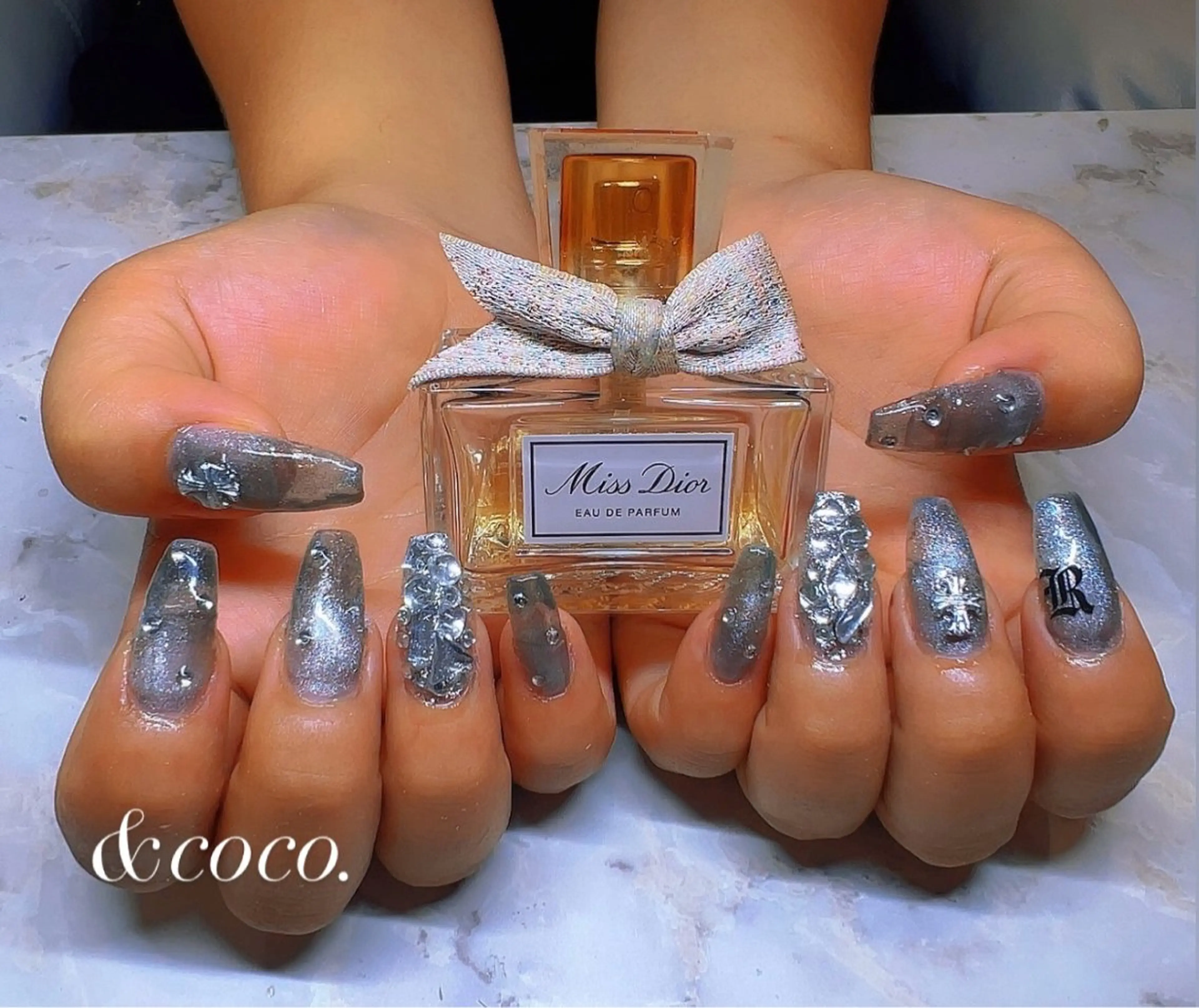 ネイル マグネットネイル ハンドネイル ＆ coco.のネイルデザイン