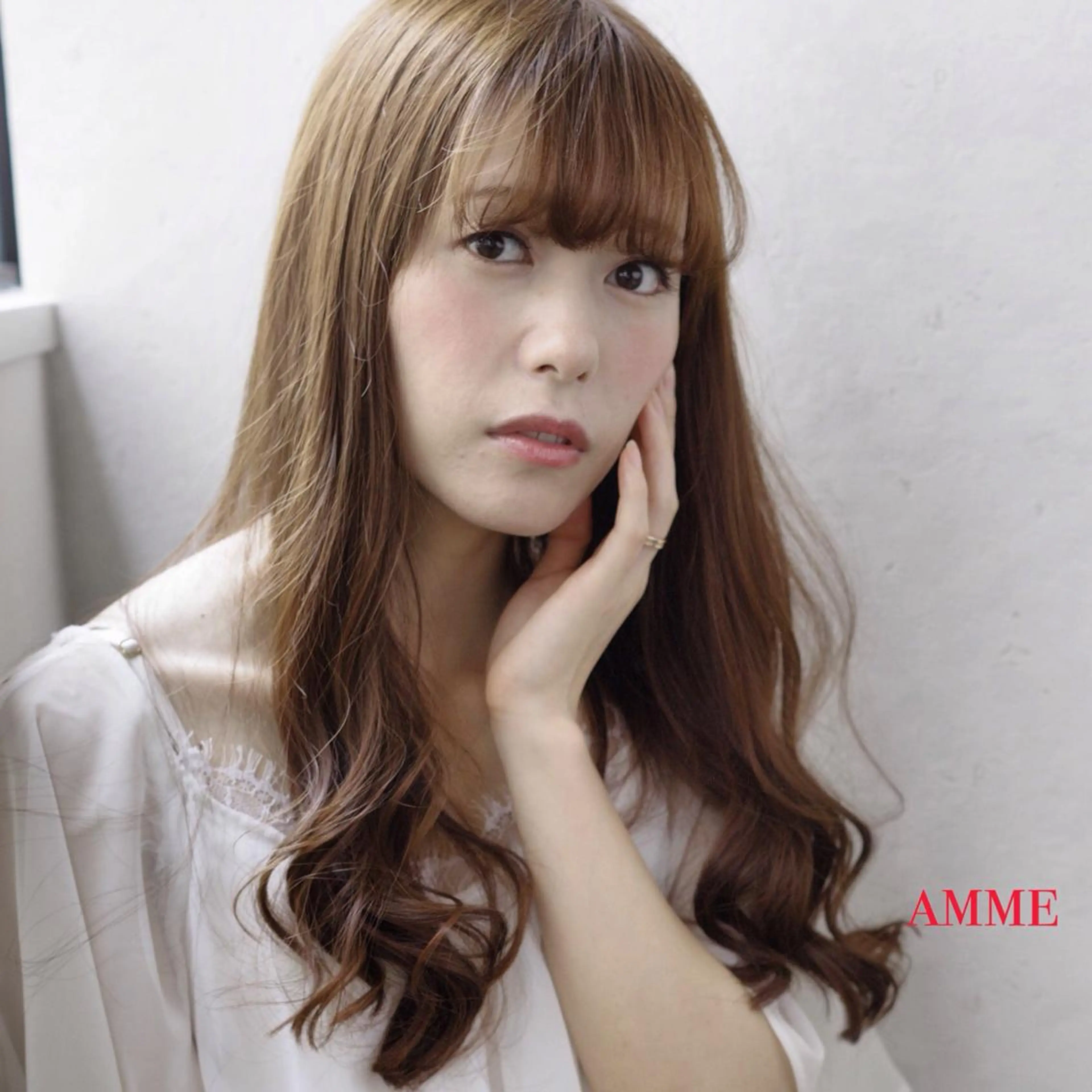 セミロング ロング カラー パーマ 💎髪質改善💎 デザイナーshinのヘアスタイル