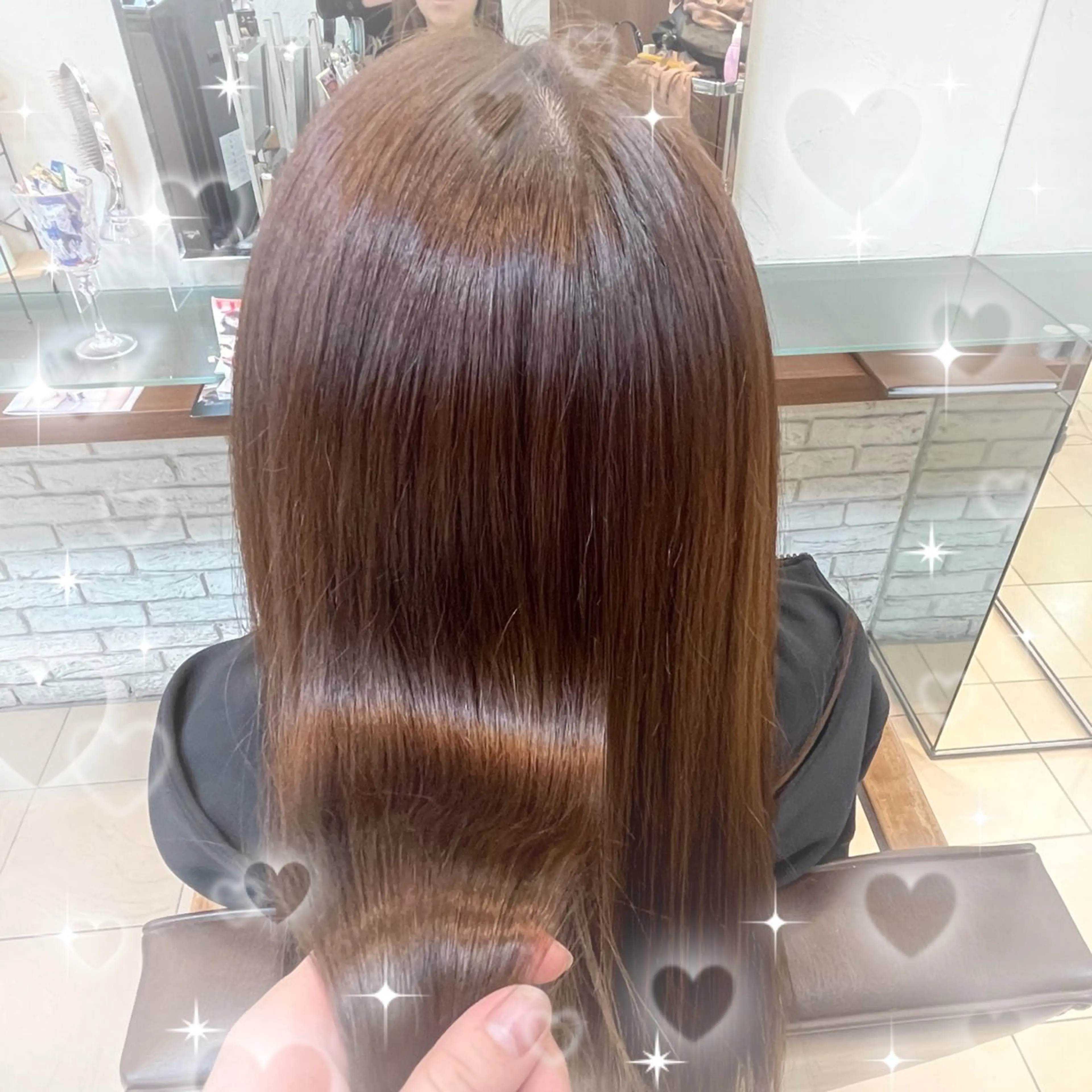 カラー まつパ/暗髪カラー/ 縮毛矯正/若菜ほのかのマツエク・マツパデザイン