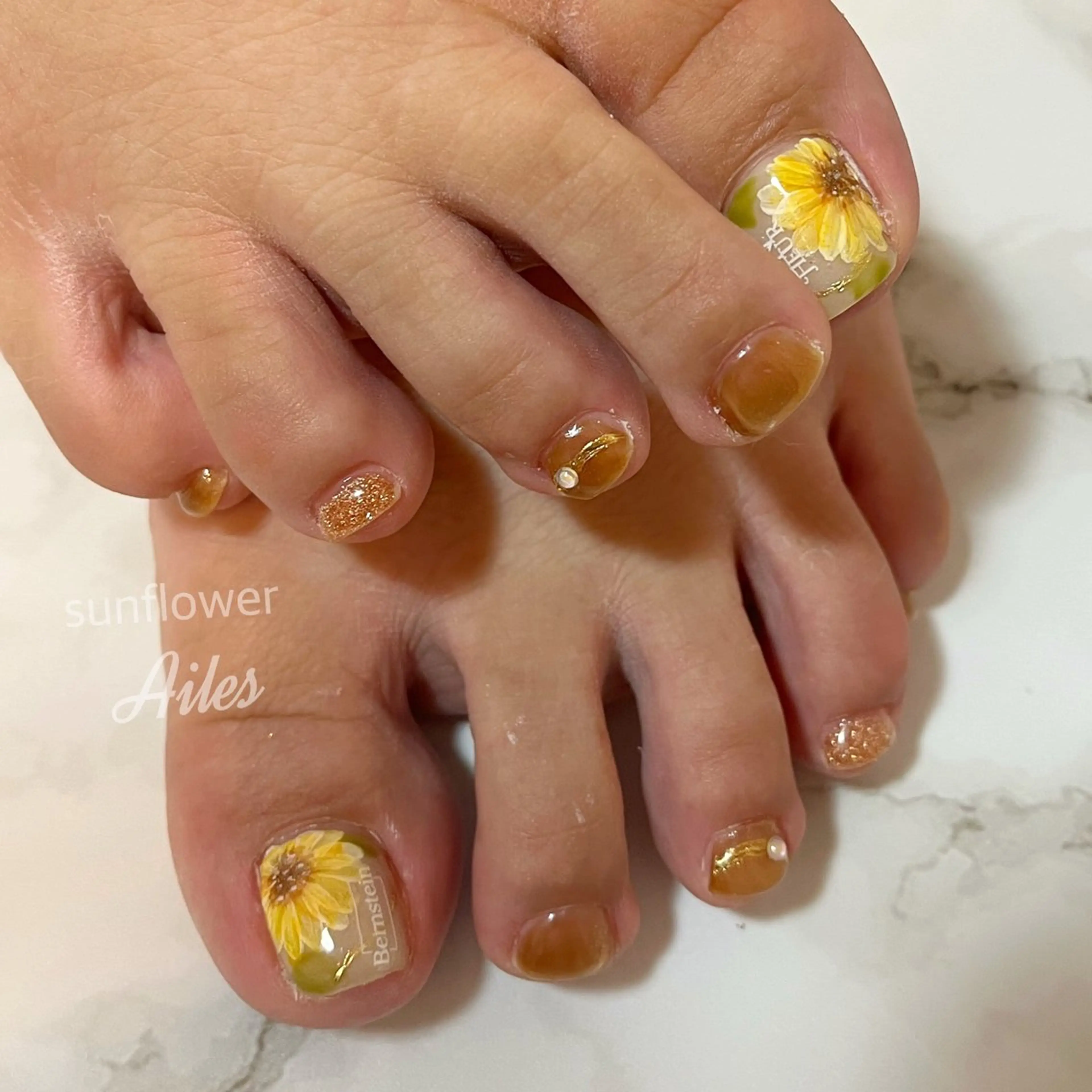 ネイル フットネイル Ailes mayumiのネイルデザイン