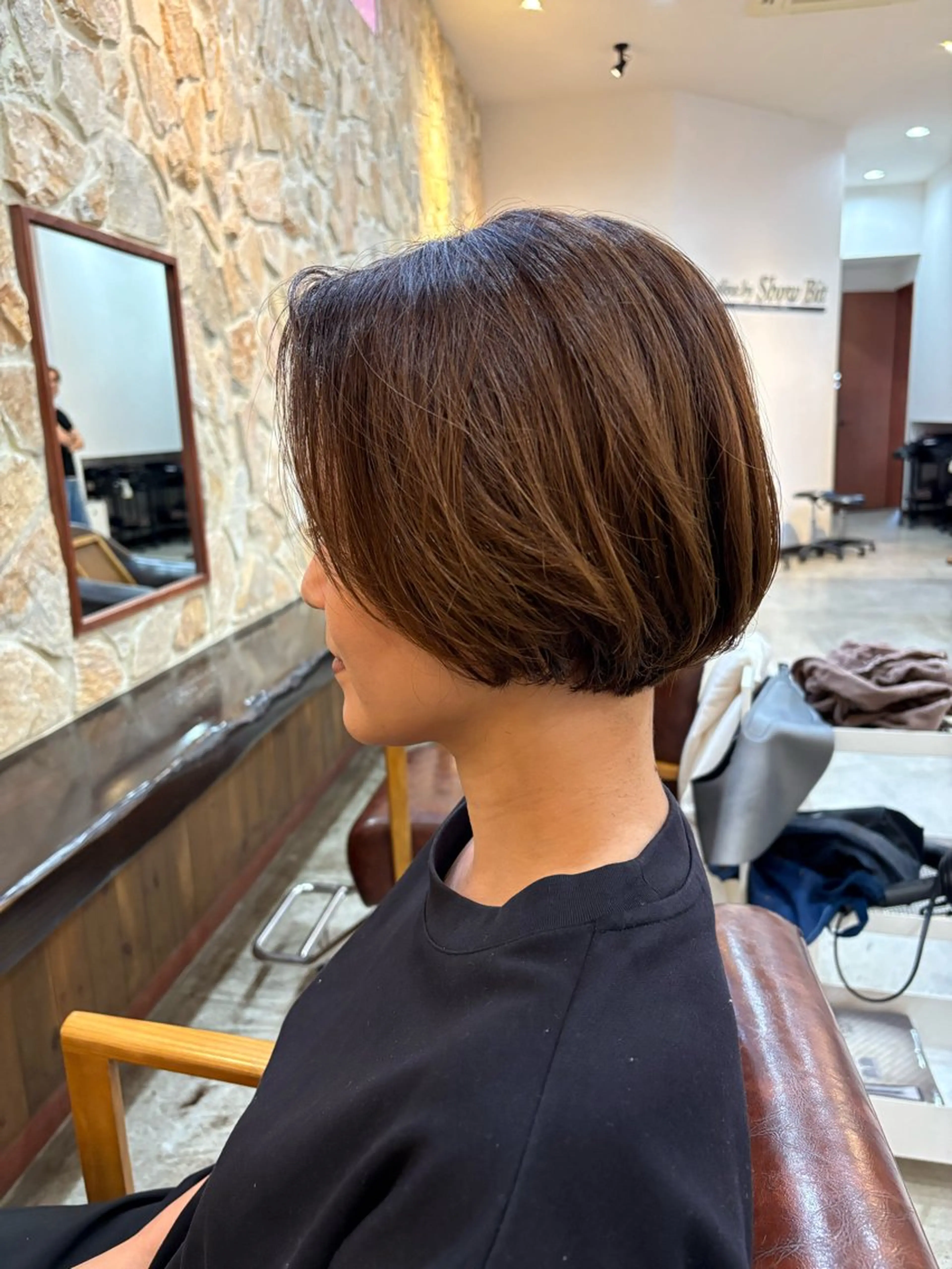 ショート カラー ボブ カット トリートメント ヘッドスパ ShowBit 村上優太のヘアスタイル