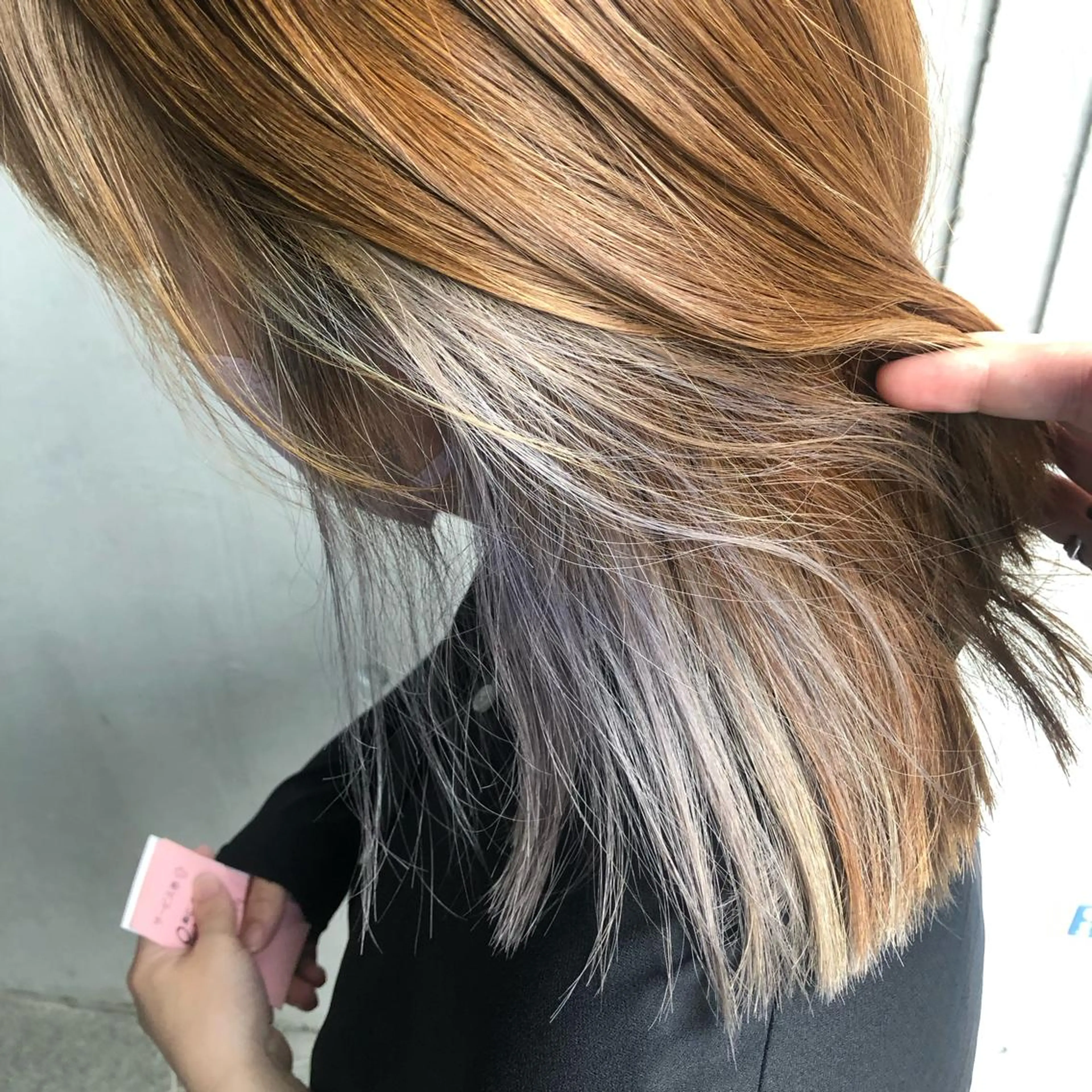ミディアム トリートメント ヘアカラー Glanz hair 坂牛匠のヘアスタイル