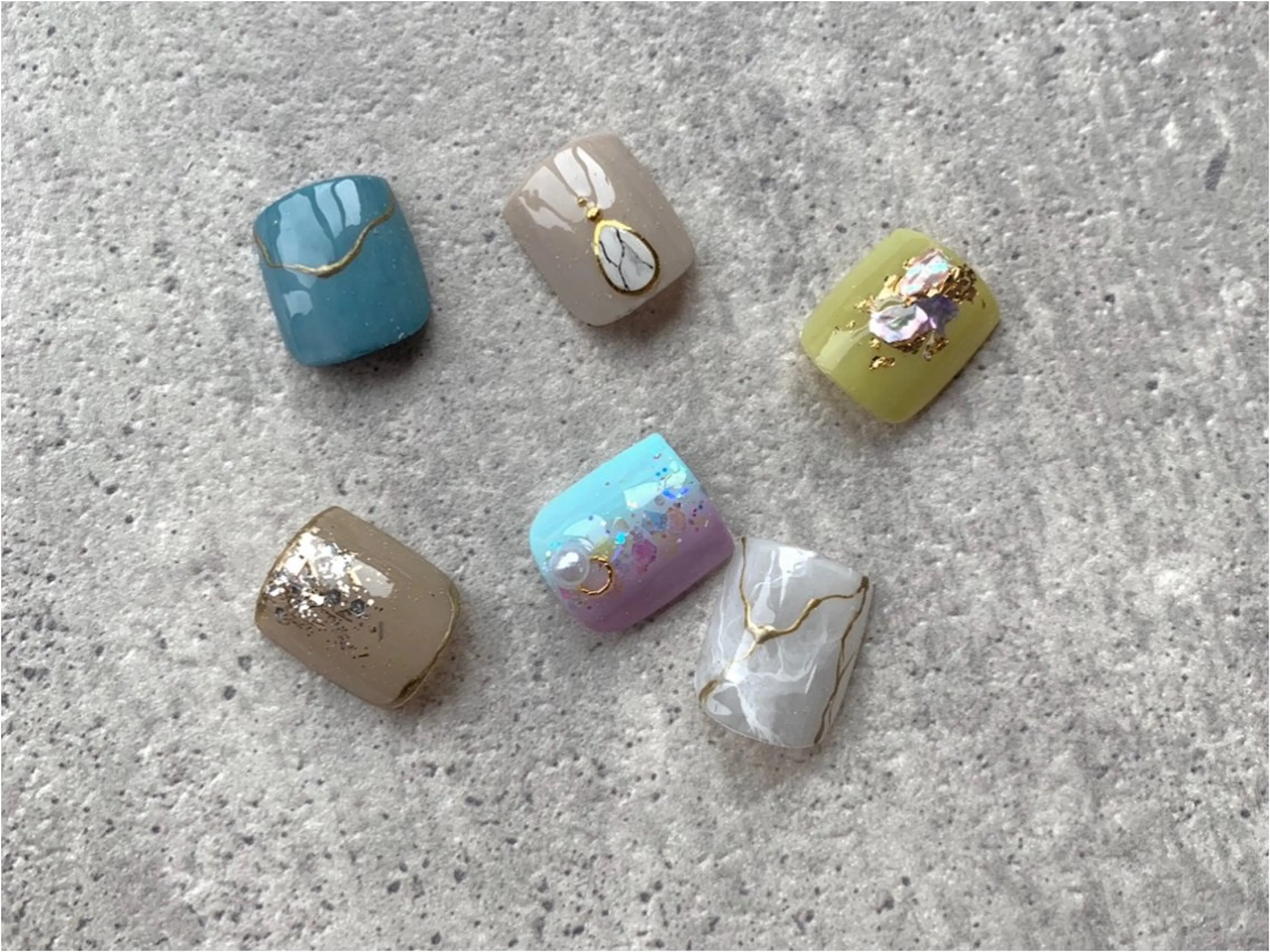 【お得なサンプルコース】オフ込み♡ ☆親指以外はワンカラーになります。丁寧なケア・ホットタオル付き♪マグネット+¥500の写真