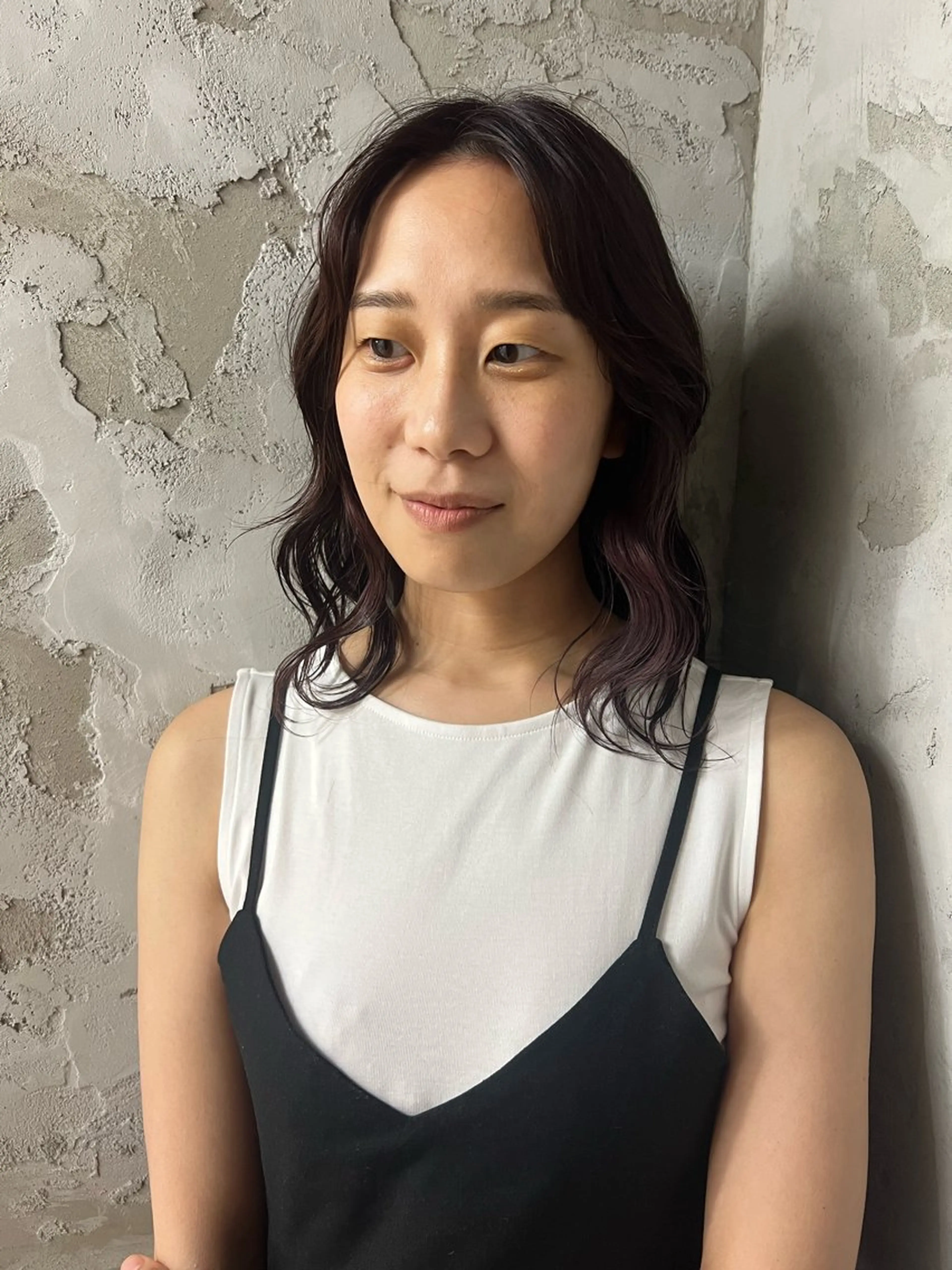 セミロング カラー ヘアカラー トリートメント eim AYUKAのヘアスタイル