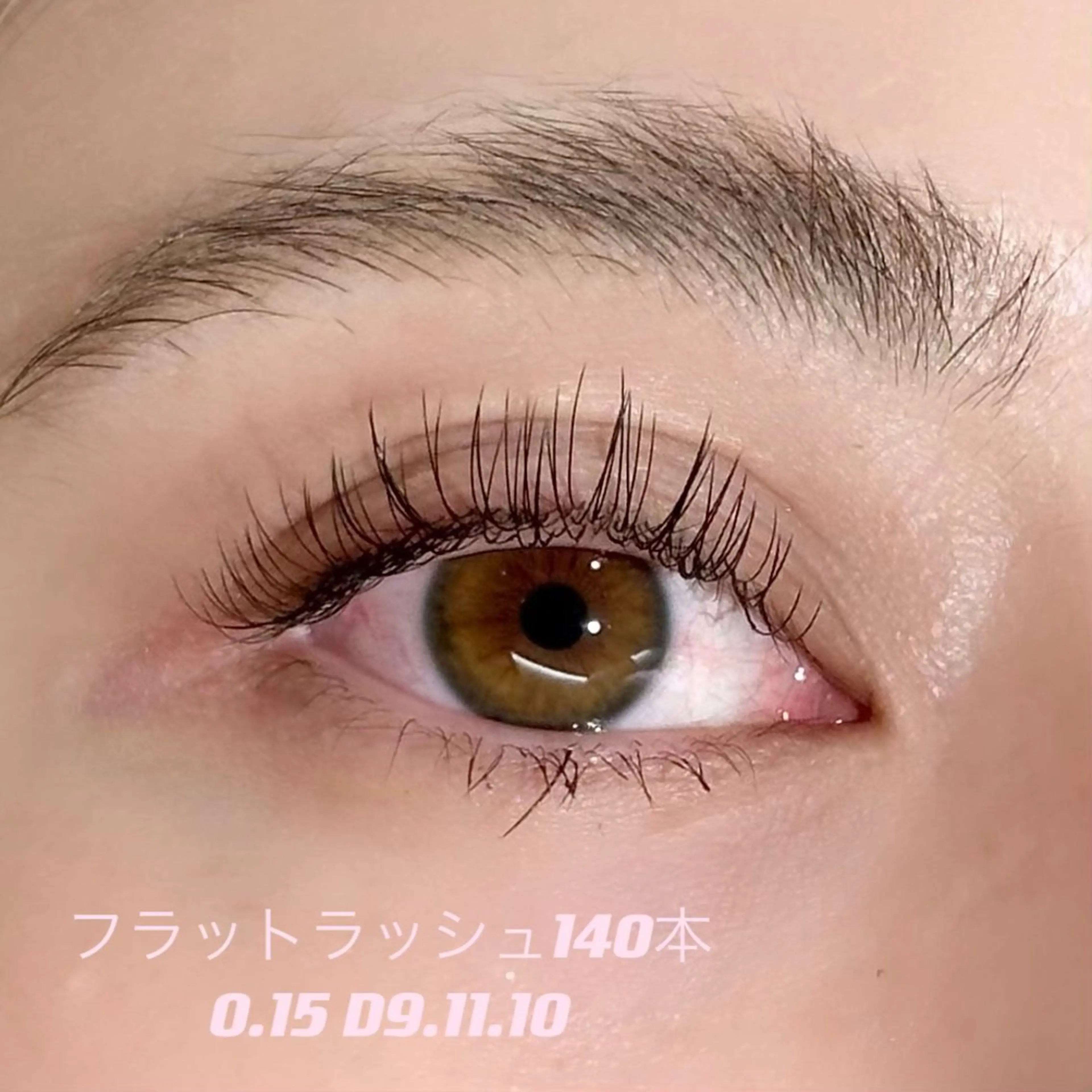 マツエク・マツパ カラーマツエク フラットラッシュ マツエク eyemoy SAYAKAのマツエク・マツパデザイン