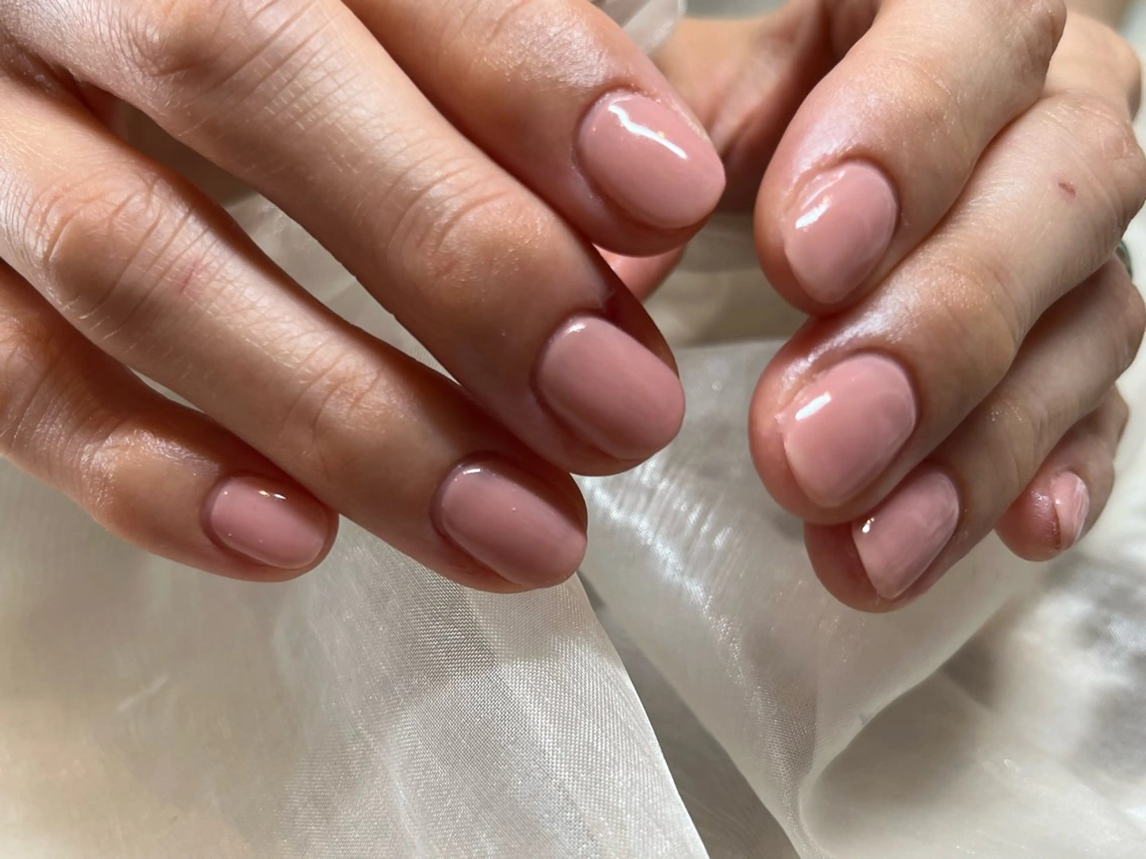 ネイル オフィスネイル ワンカラーネイル シンプルネイル 永由 光歩のネイルデザイン