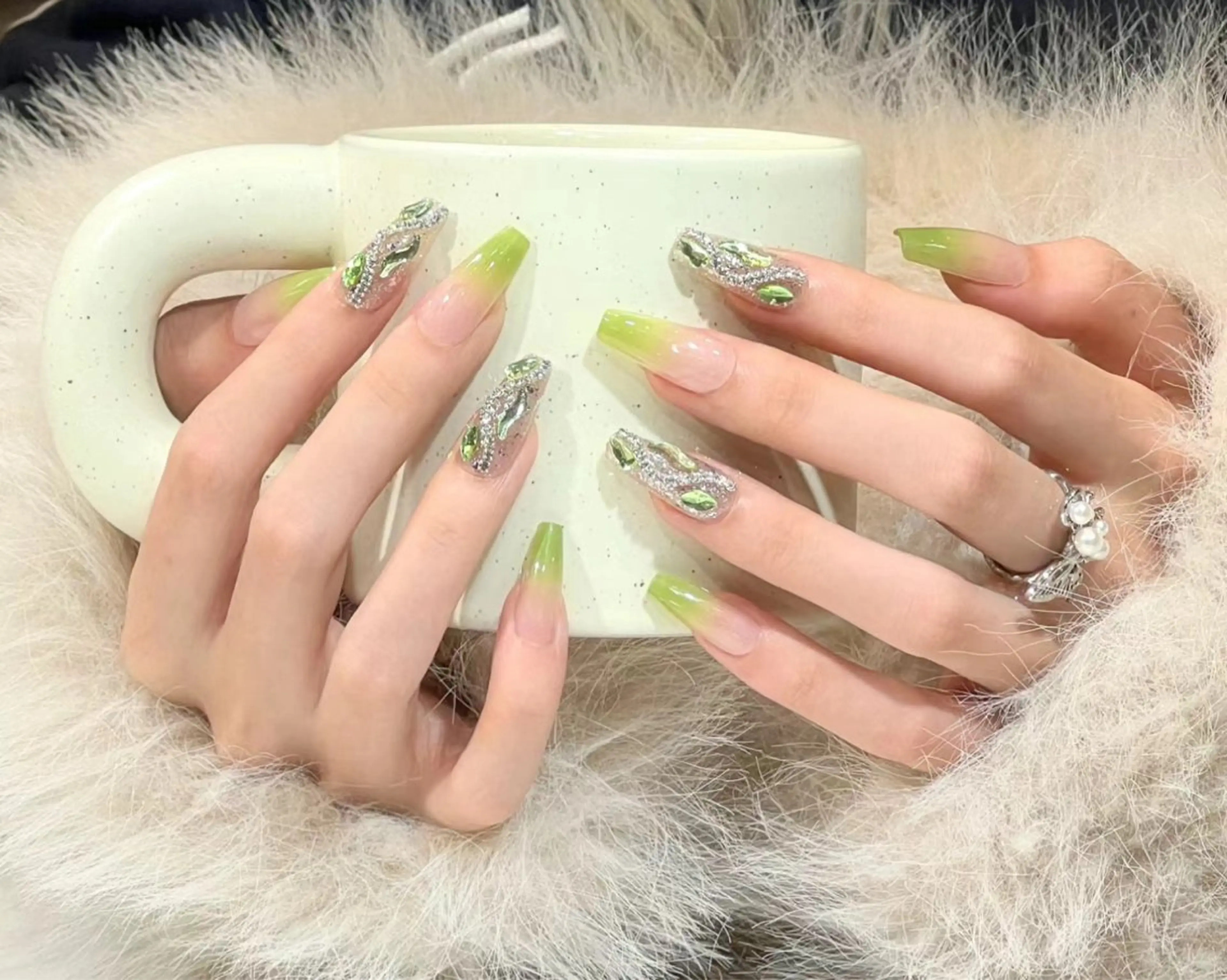 人気⭐️【チップスカルプ長さ出し】パーツ4本コースの写真