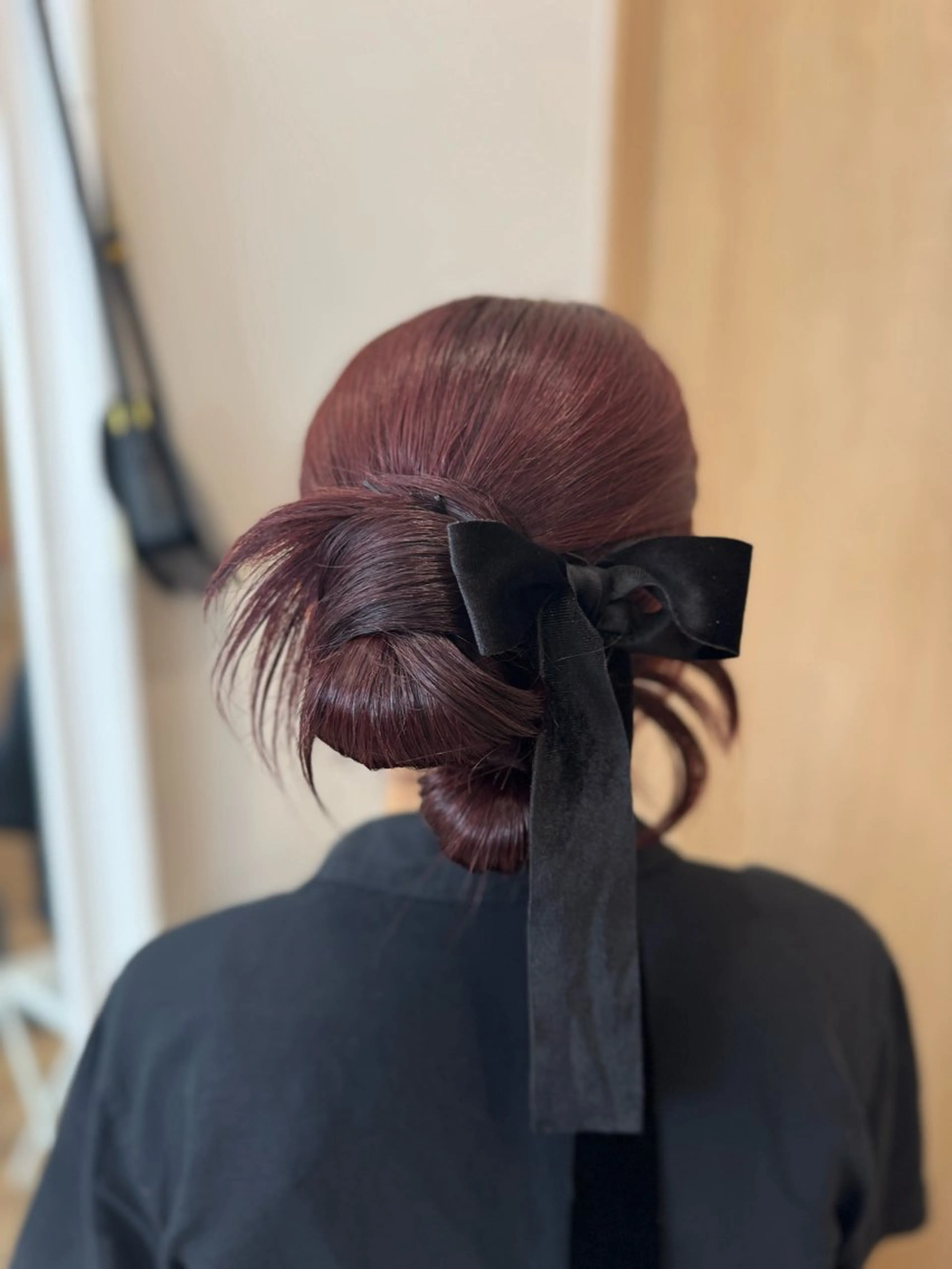 ロング お団子ヘア Beauty salon vivi所属・ヘアメイクサロン viviのヘアスタイル