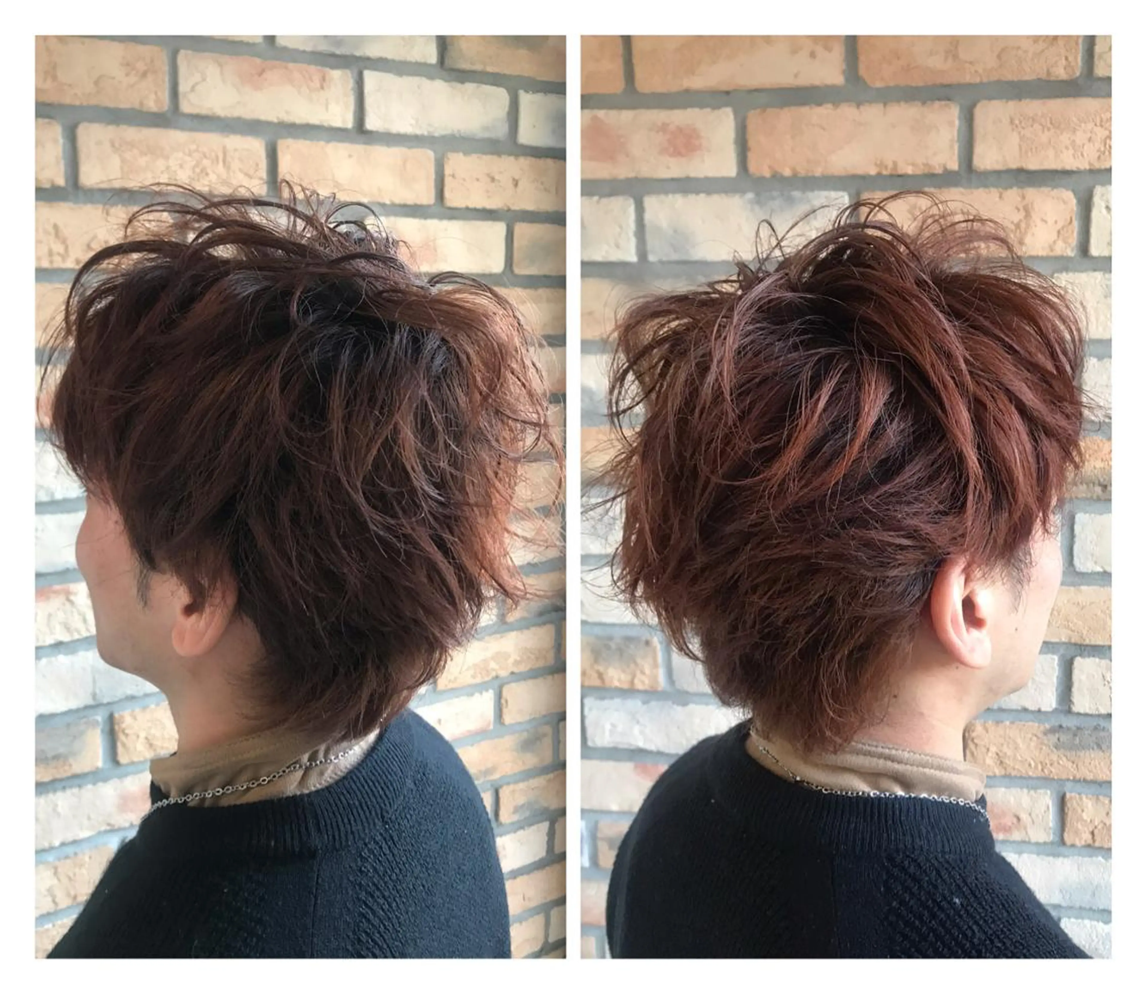 ミディアム ヘアアレンジ メンズ 烏山 達也のヘアスタイル