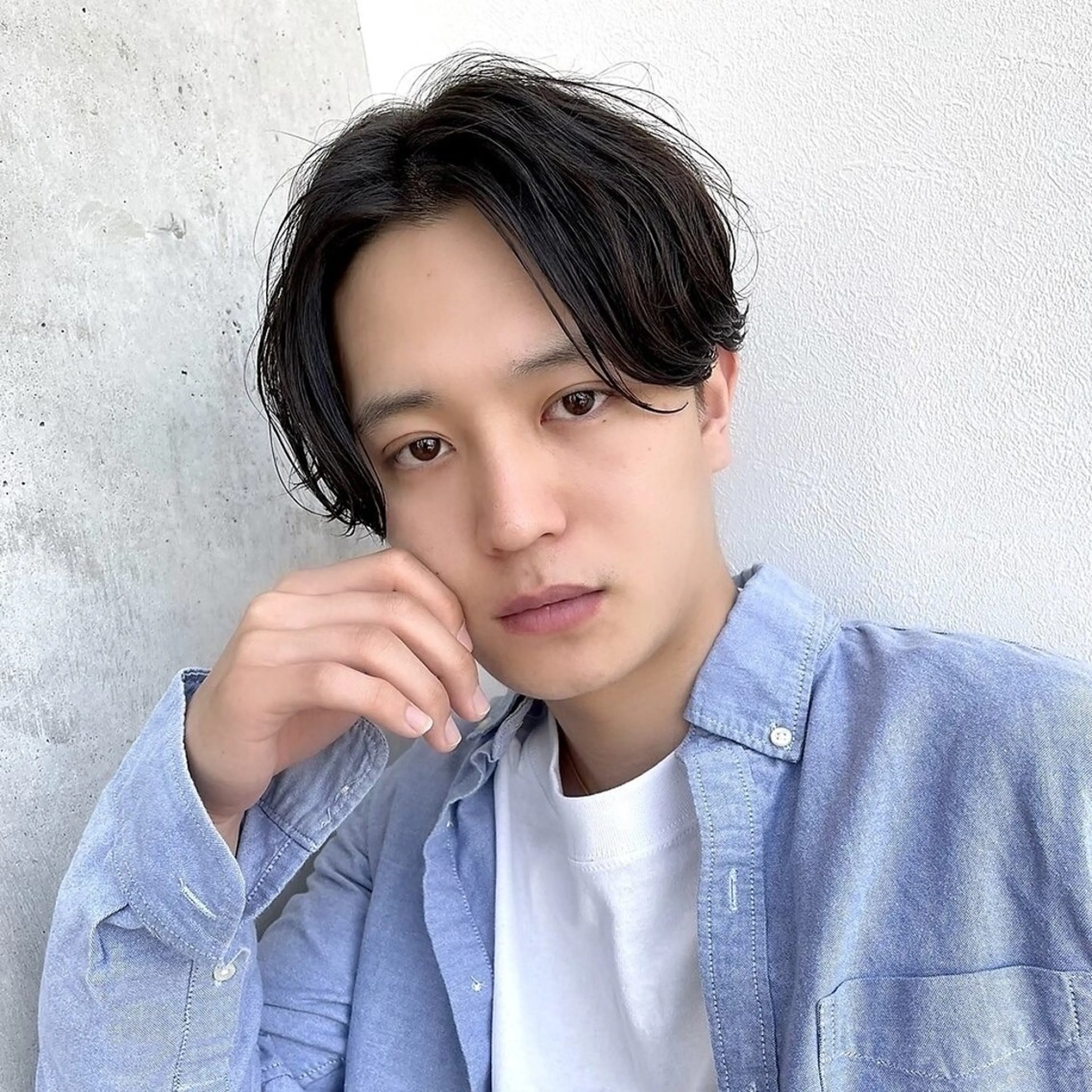 メンズ ヘアアレンジ/柔らか 艶カラー/AKARIのヘアスタイル