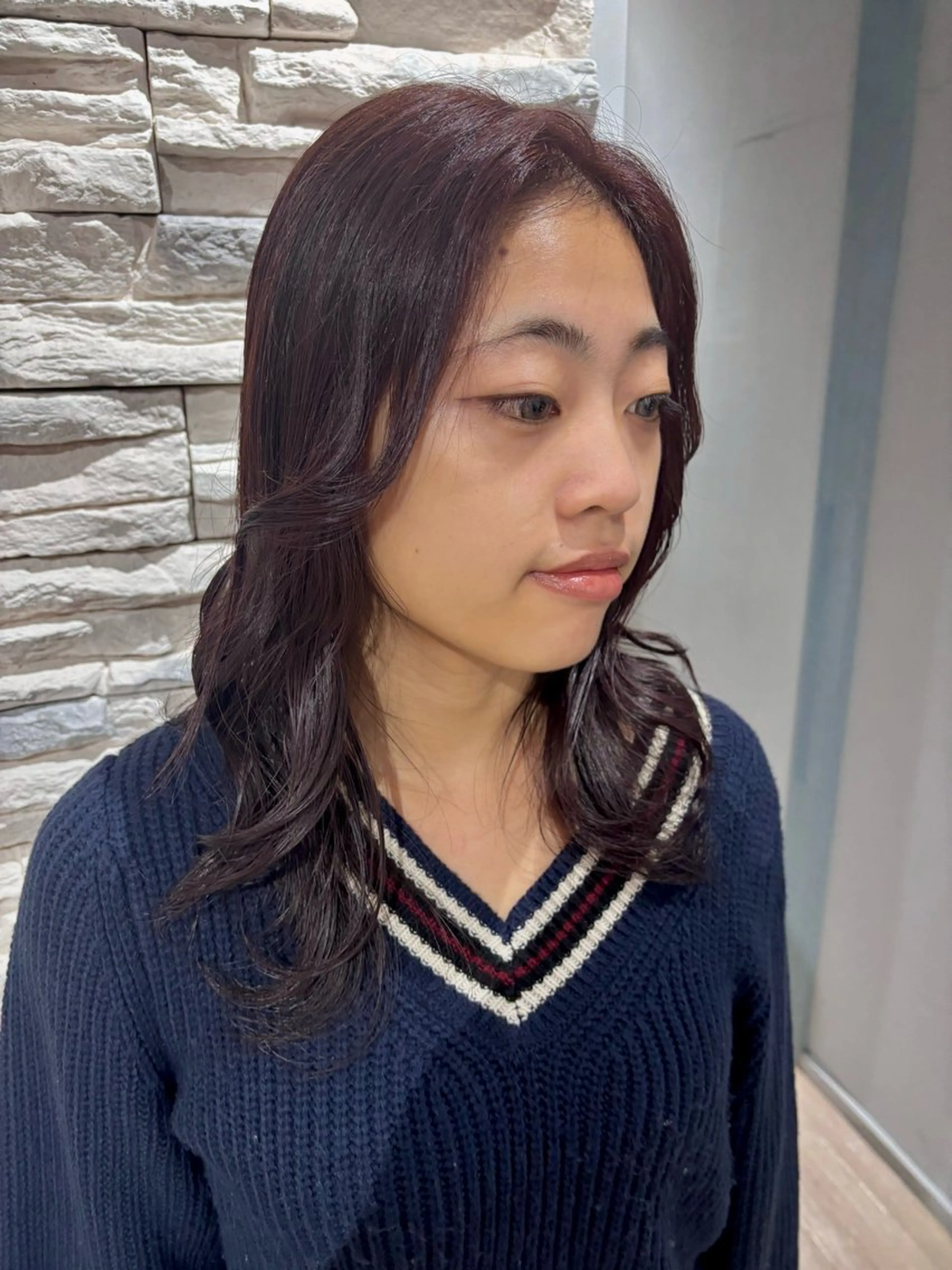 セミロング ヘアカラー Maki /透明感カラーのヘアスタイル
