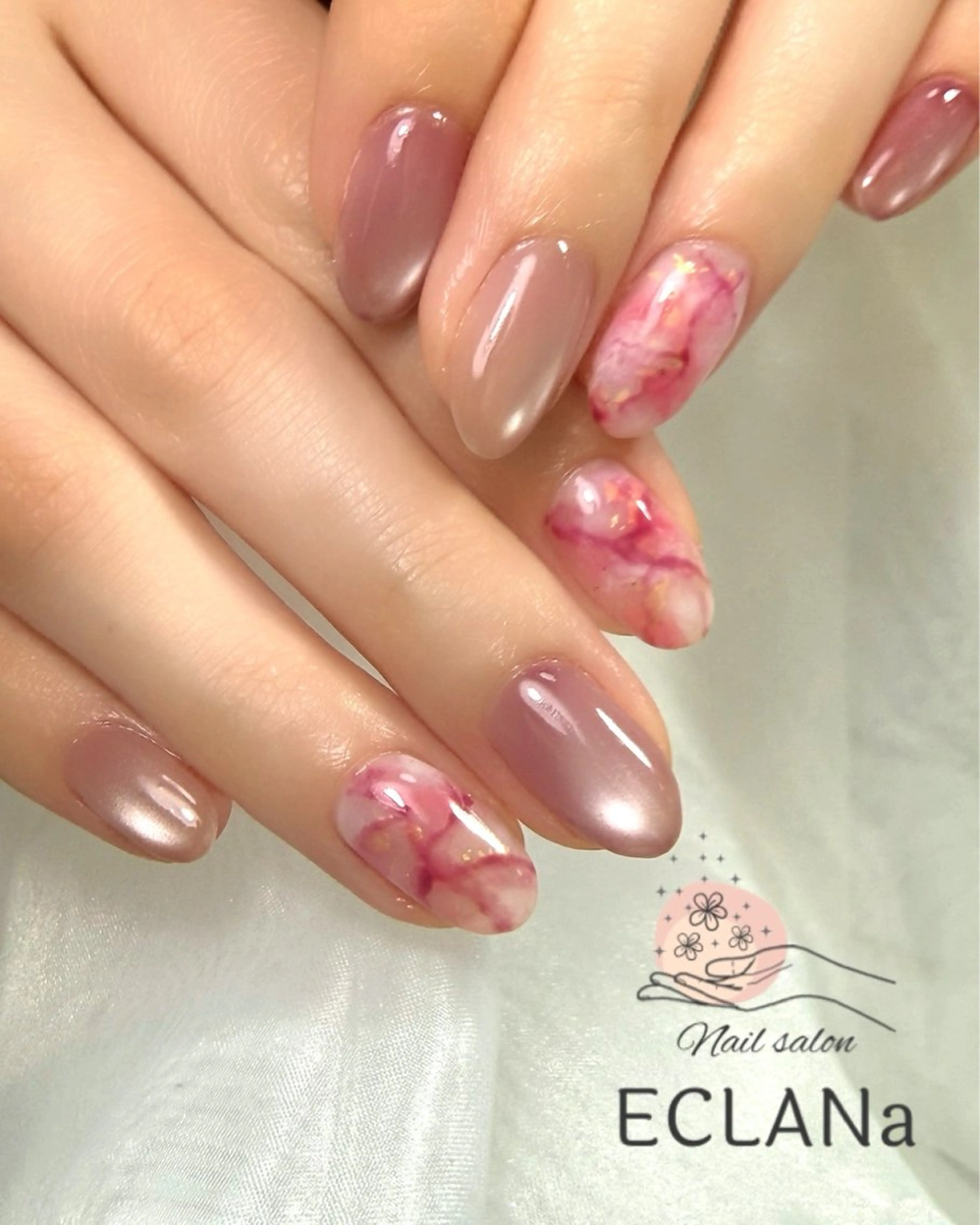 ネイル ハンドネイル Nail salon ECLANaのネイルデザイン