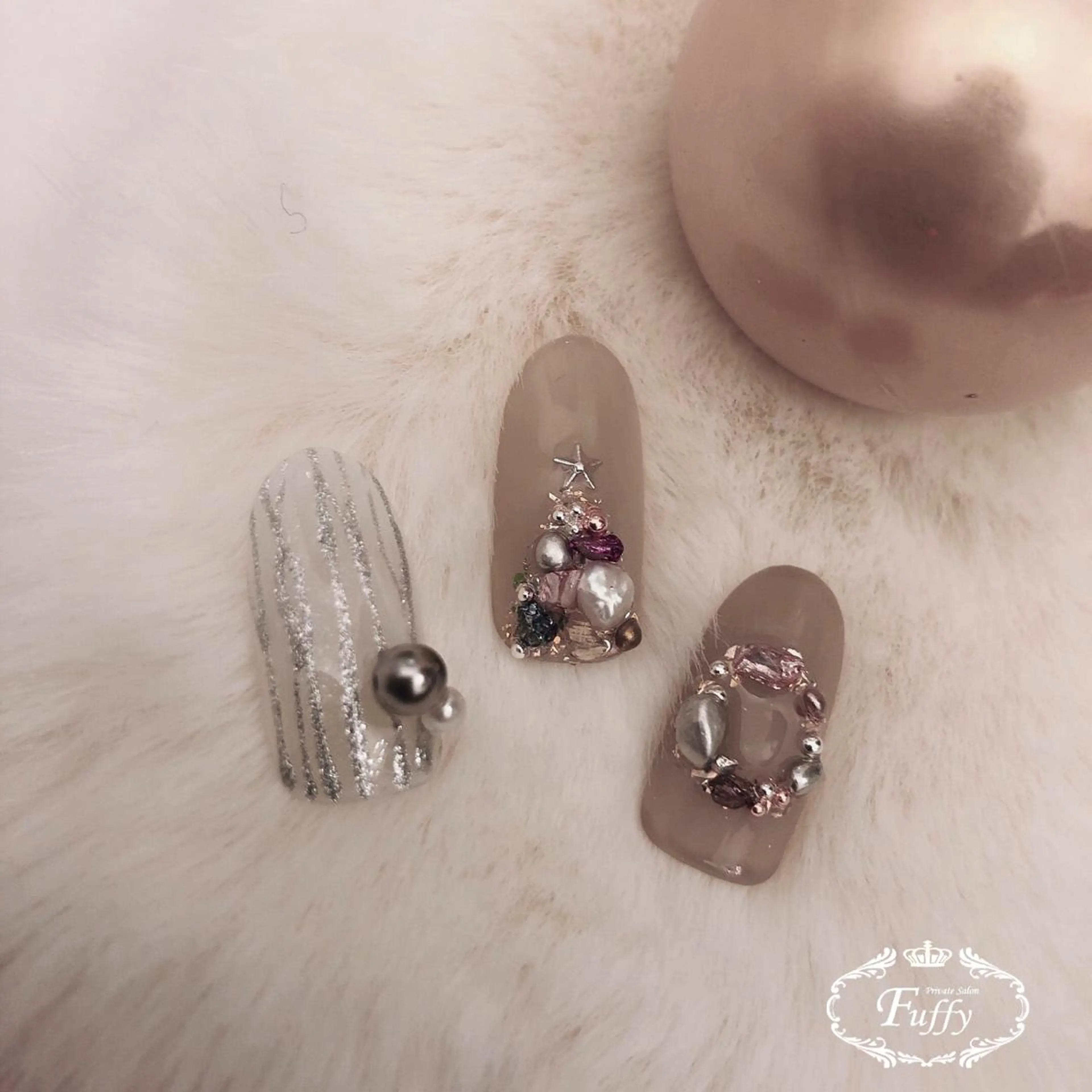 ネイル 冬ネイル クリスマス フーフィー Fuffyのネイルデザイン