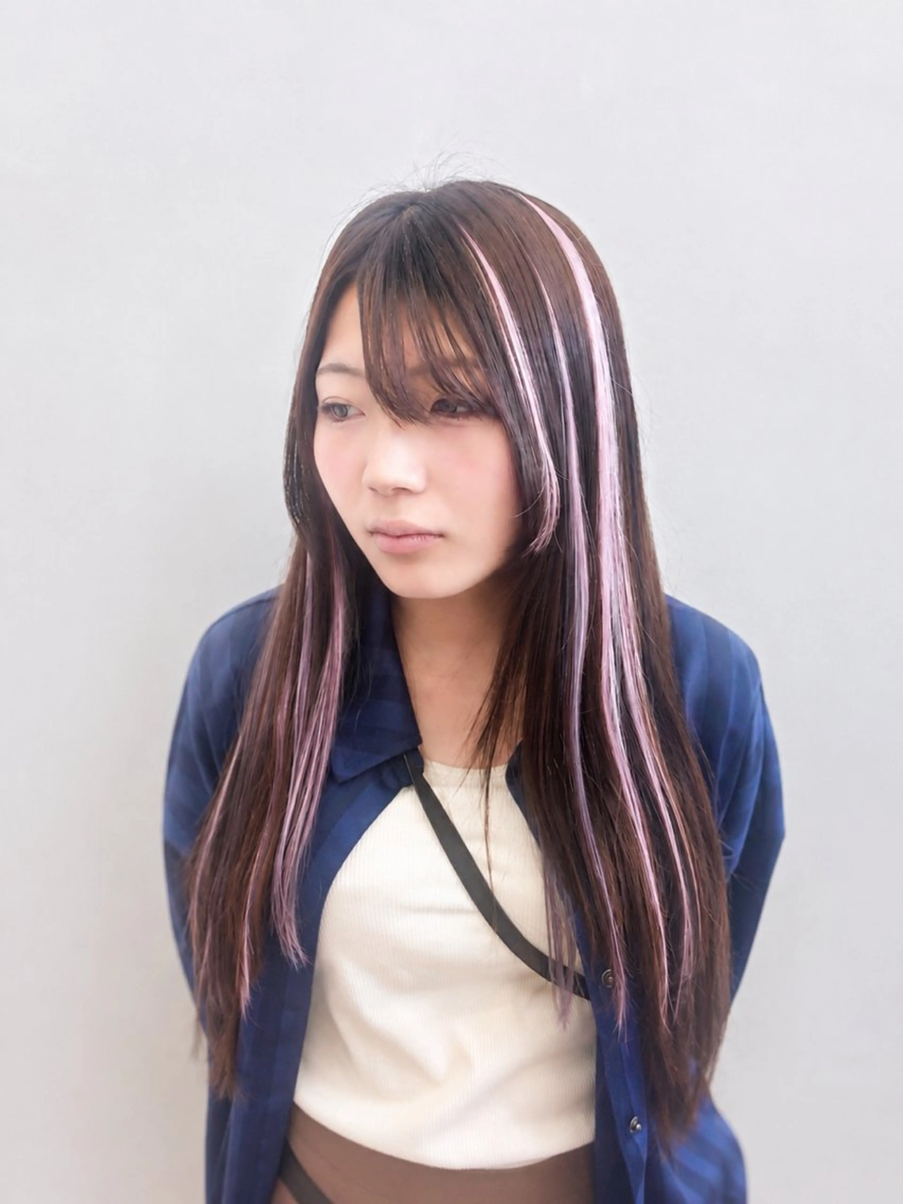 ロング エクステ 学生 nanoha￤銀座￤ 推し活ヘアアレンジのヘアスタイル