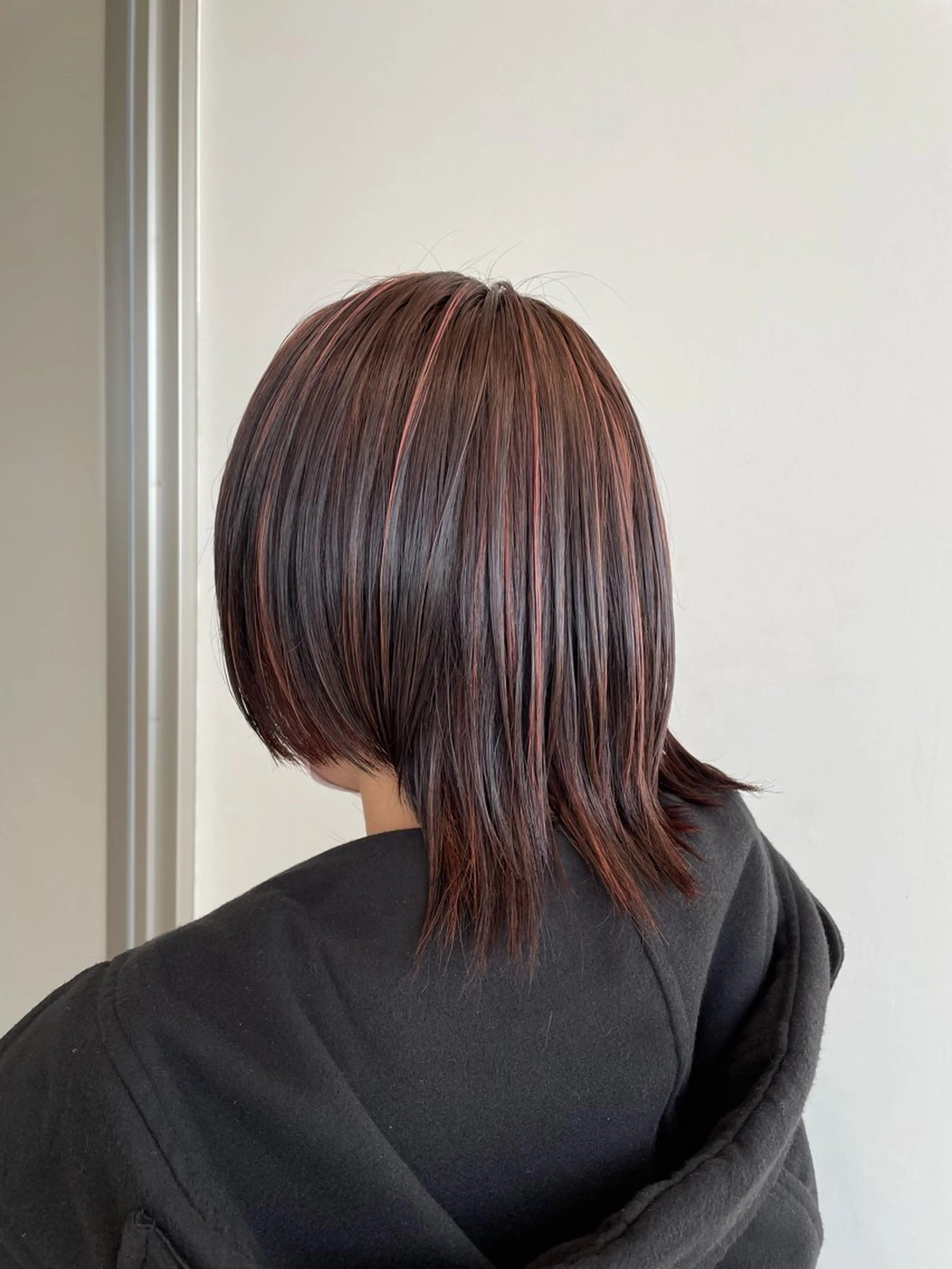 ショート カラー ハイライトカラー ピンクカラー ハイライト 伊藤 実悠/豊橋/ 髪質改善カラーのヘアスタイル