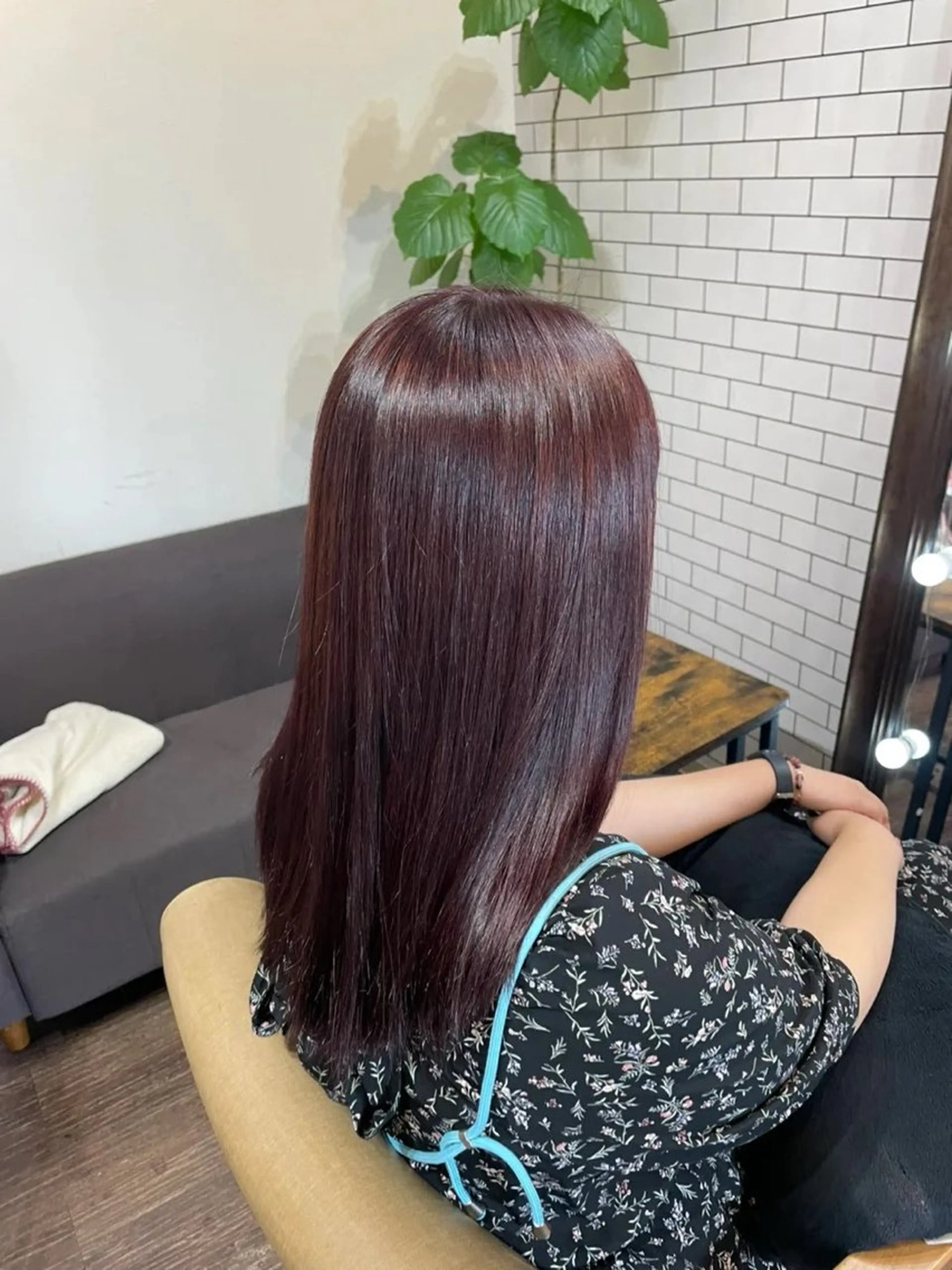 ロング カラー 田中 春菜のヘアスタイル
