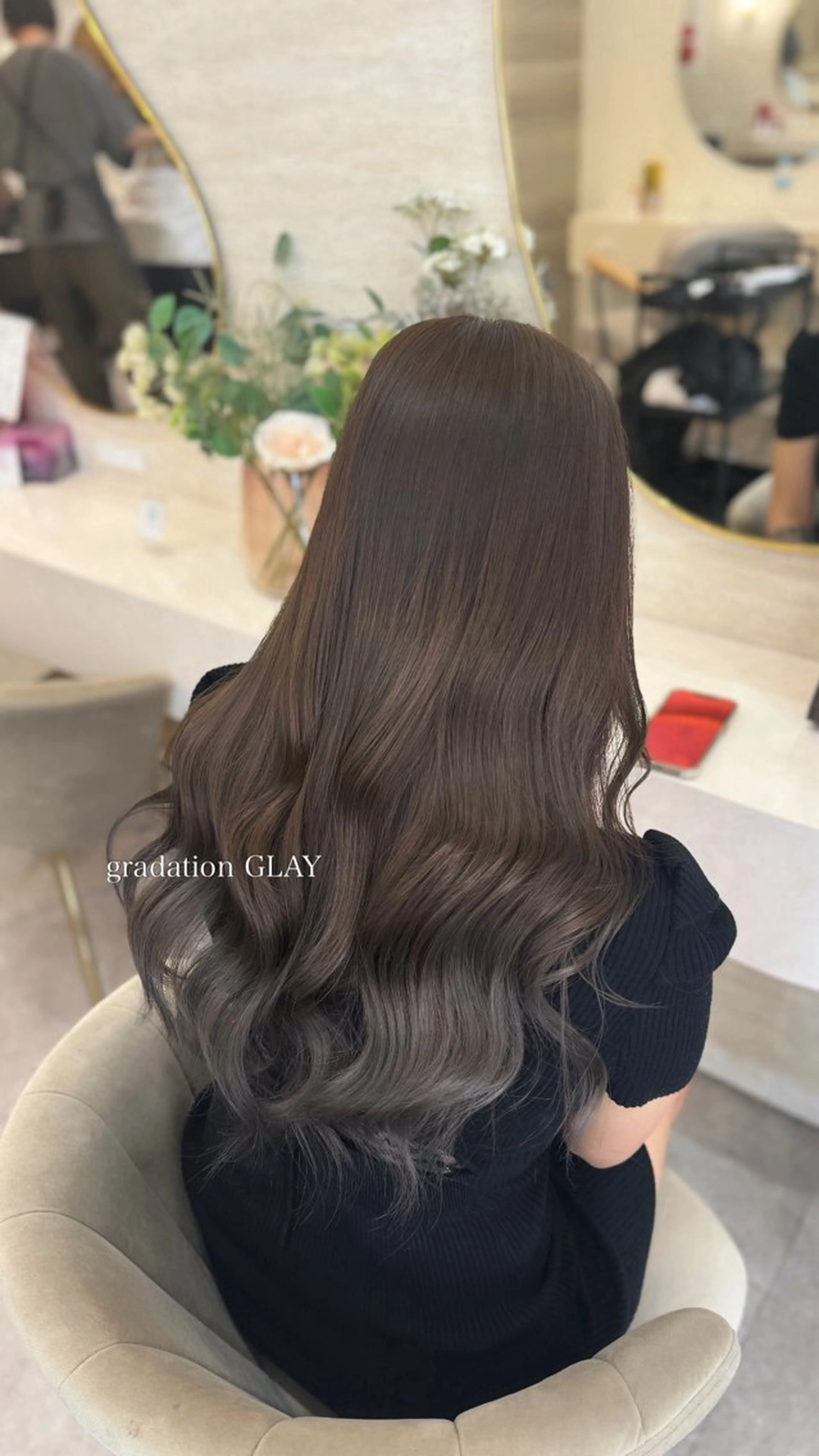 ロング カラー ヘアカラー 【メンズ特化】池袋 韓国スタイル飯塚のヘアスタイル