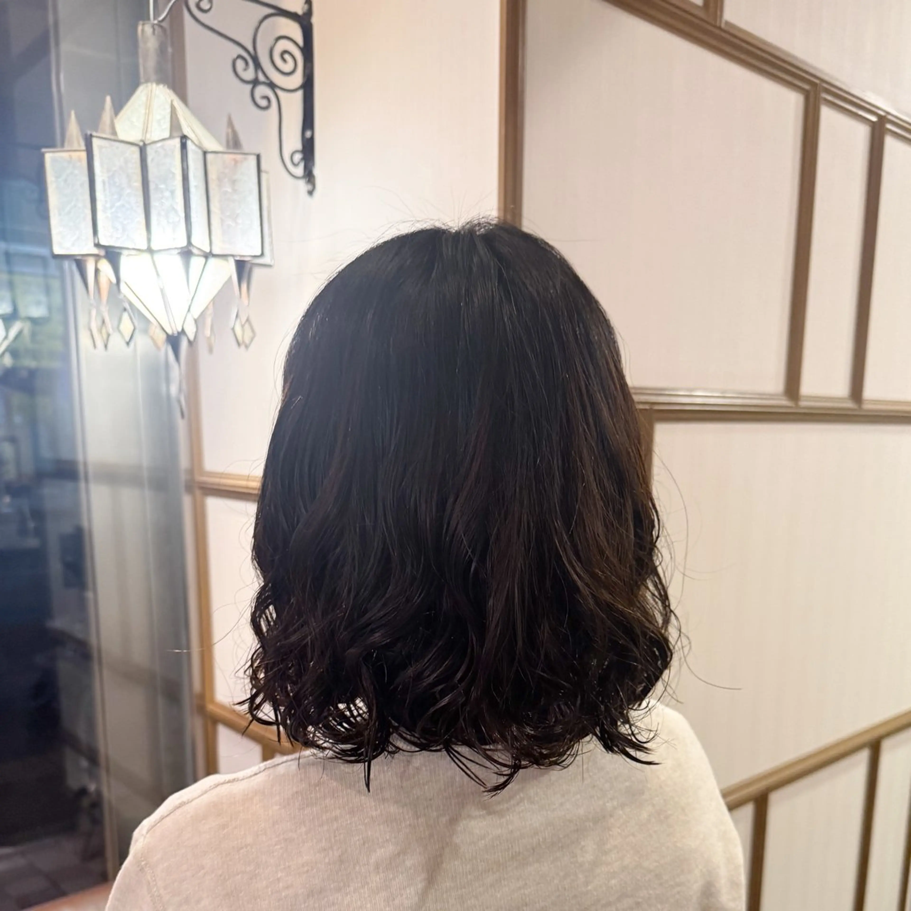 ミディアム パーマ ミディアムパーマ ボブ カット パーマ 🍒ྀིナカヤマ ミオ🍒ྀིのヘアスタイル
