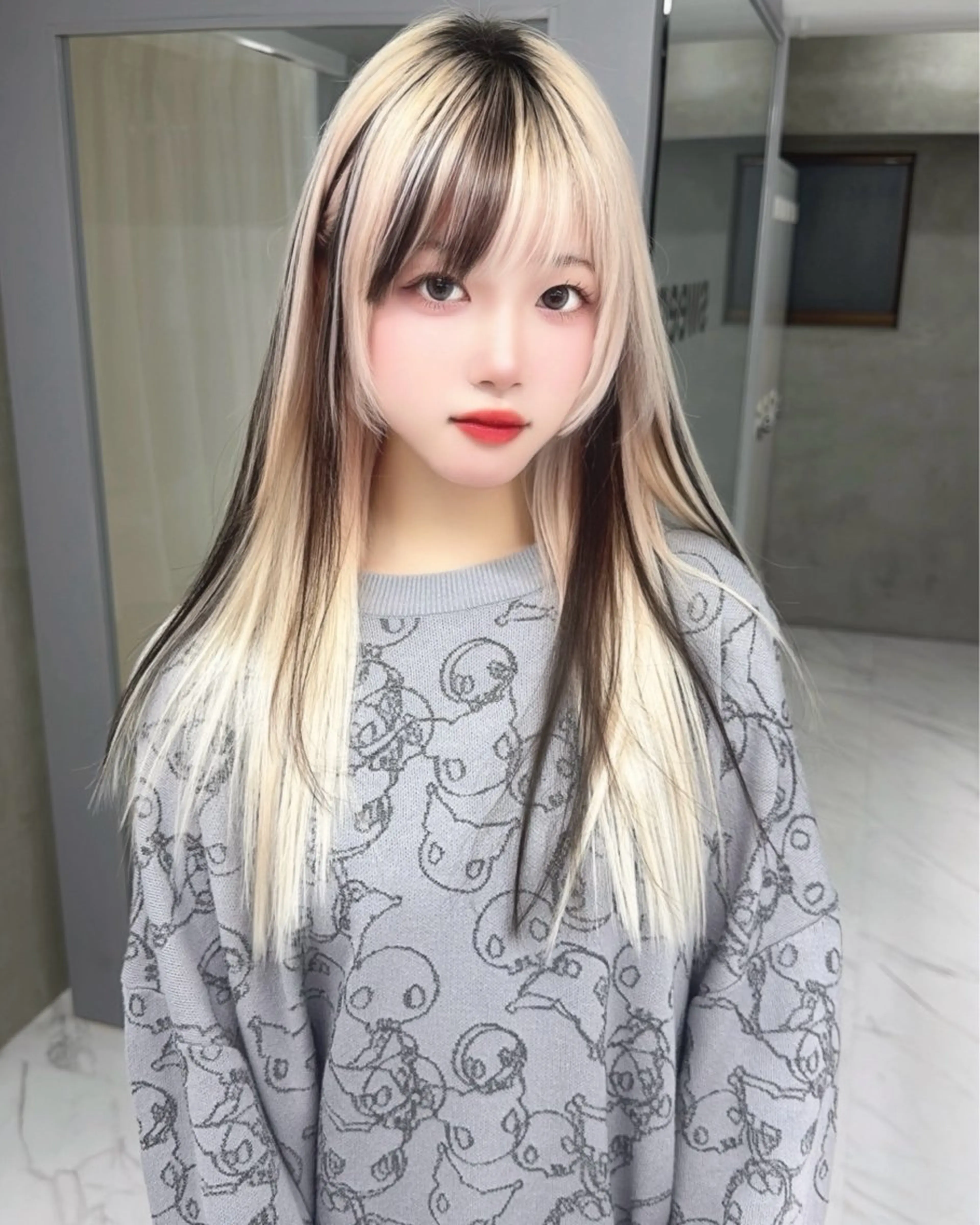 ロング エクステ エクステ Amelie yunのヘアスタイル