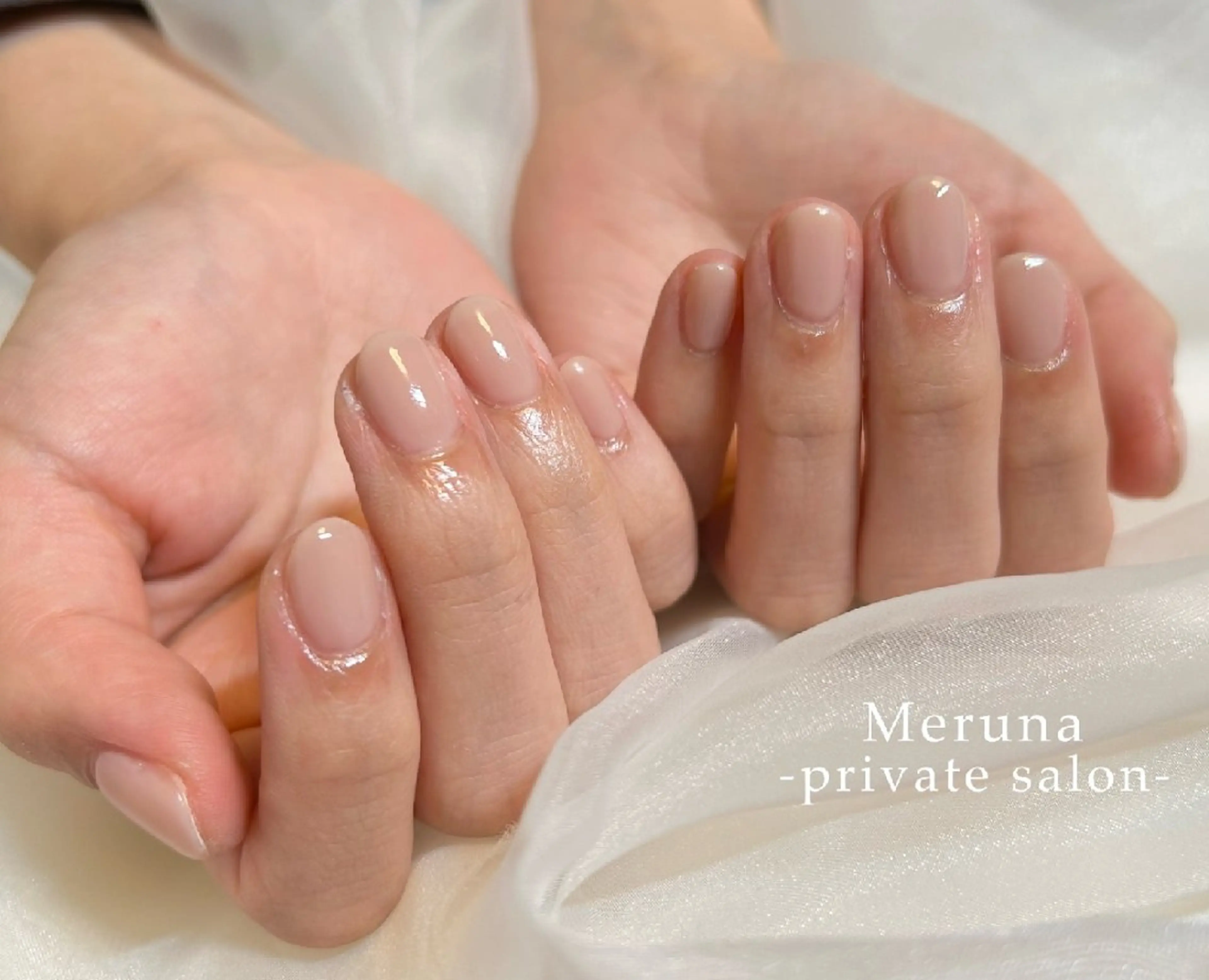 ネイル オフィスネイル ワンカラーネイル ハンドネイル Meruna .ﾒﾙｰﾅ.のネイルデザイン