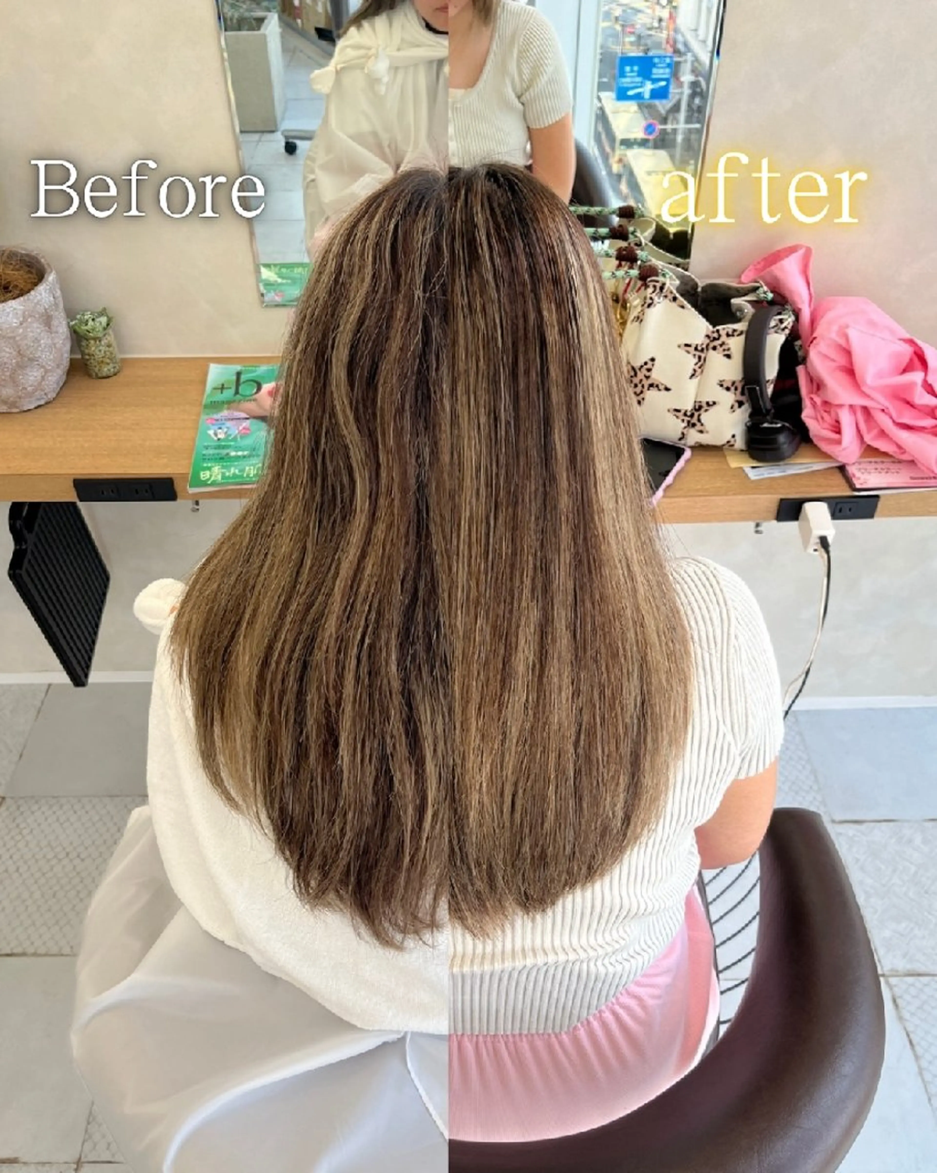 ロング 縮毛矯正 縮毛矯正💎/ 髪質改善ストレートのヘアスタイル