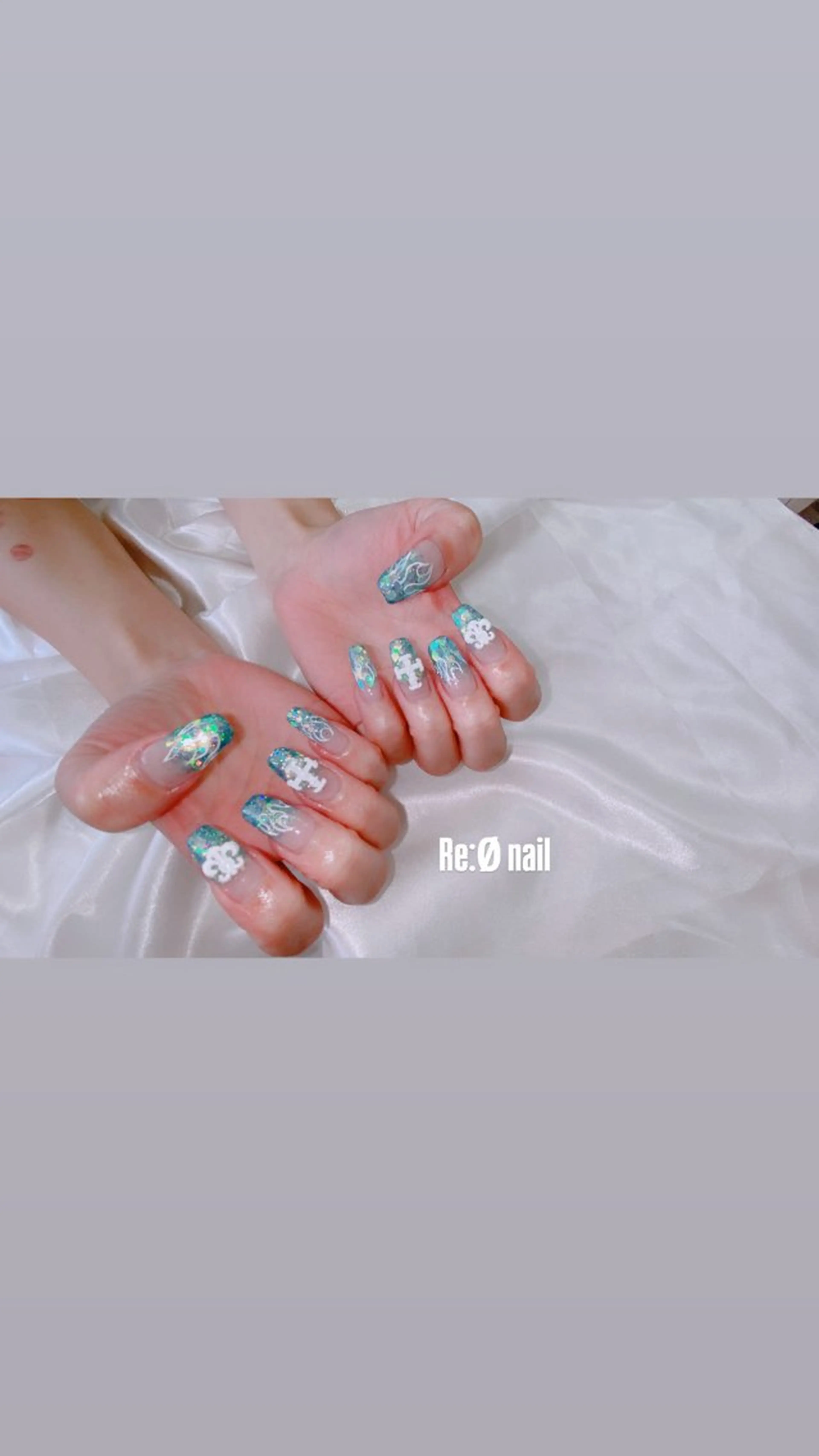 ネイル ハンドネイル Re:Ø nail 🩵TSUJIのネイルデザイン