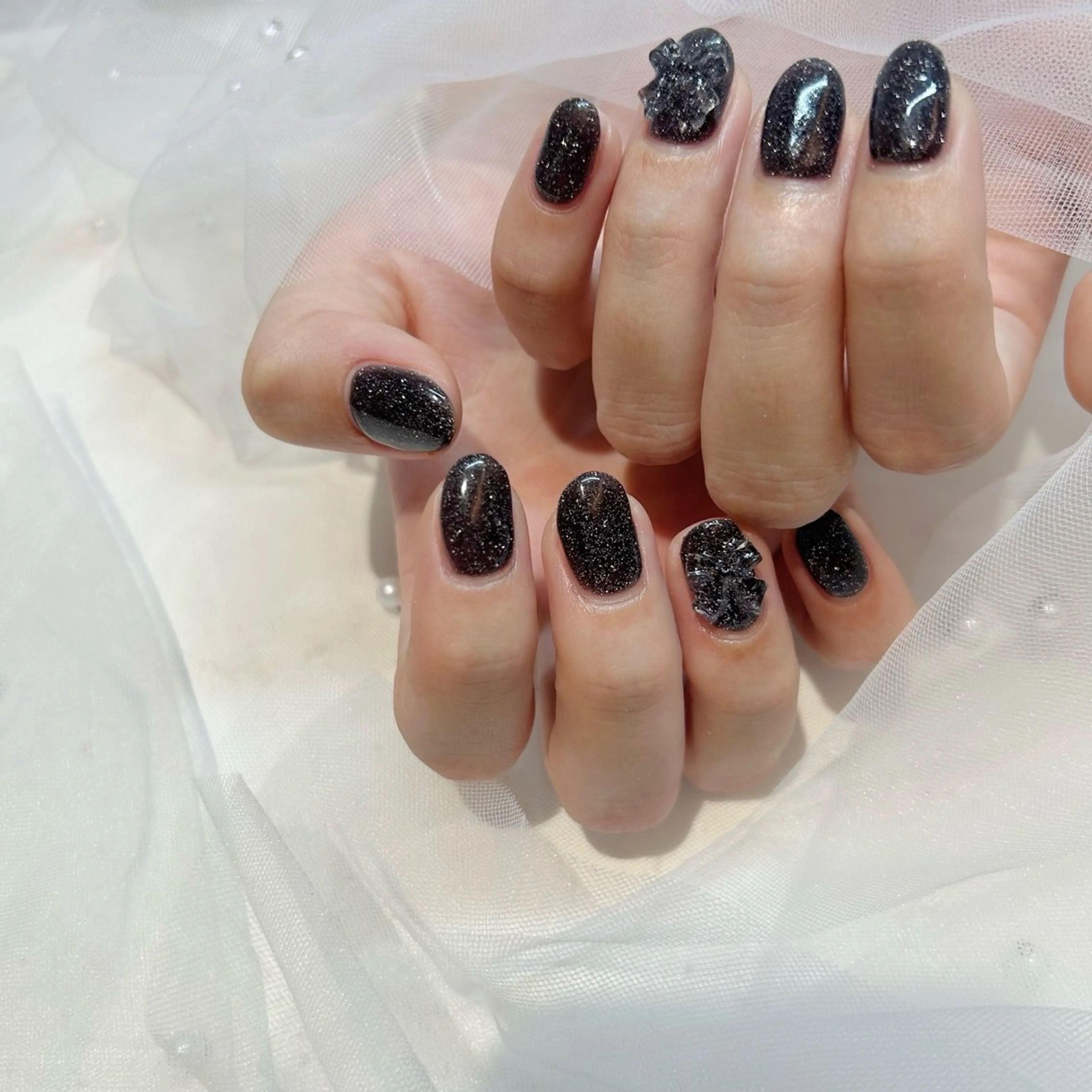 ネイル ハンドネイル マグネット/心斎橋 LoLo.カレラのネイルデザイン