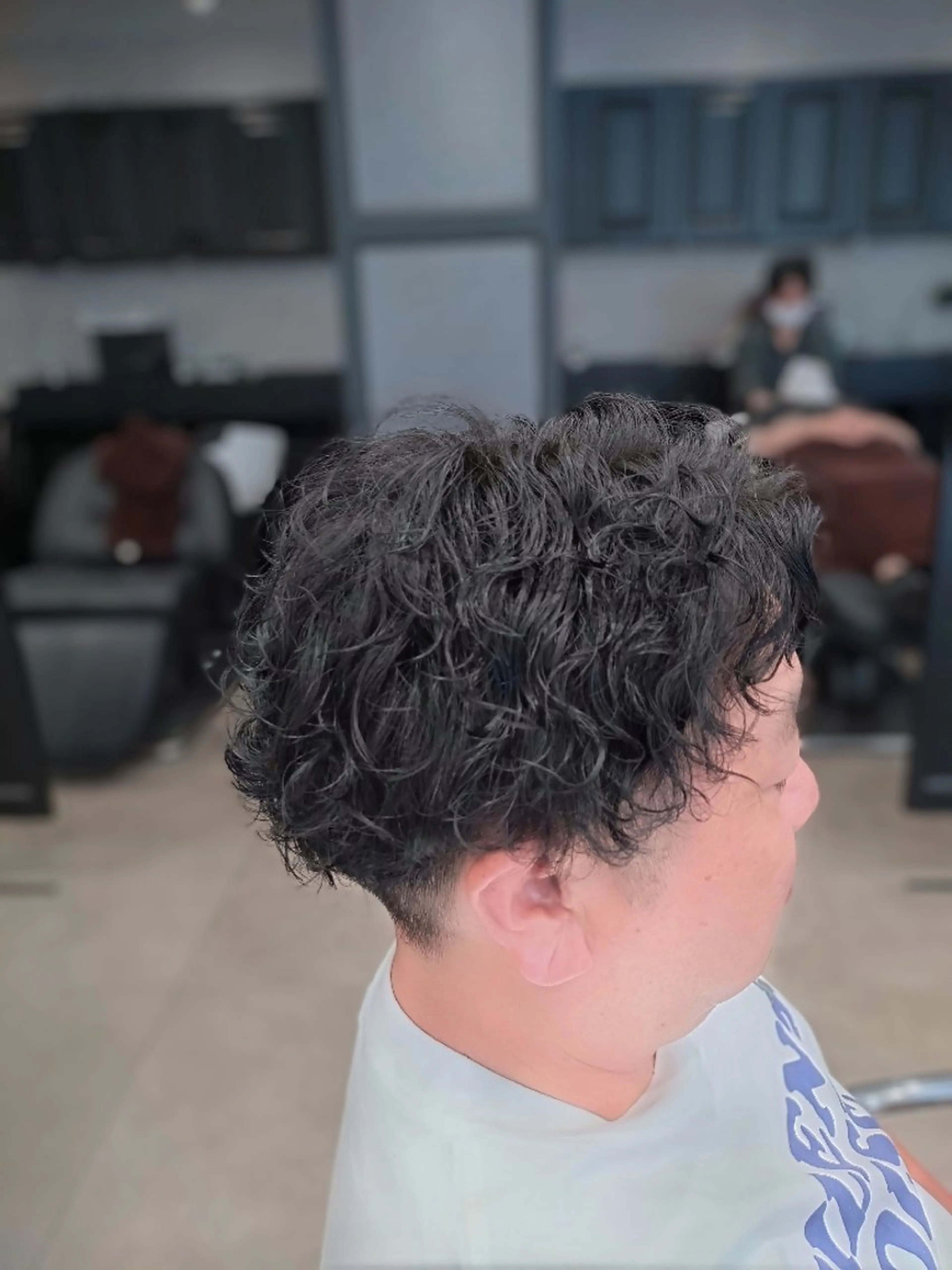 メンズ パーマ メンズパーマ スパイラルパーマ ブランシェ小幡駅前店 永薗　光司のヘアスタイル