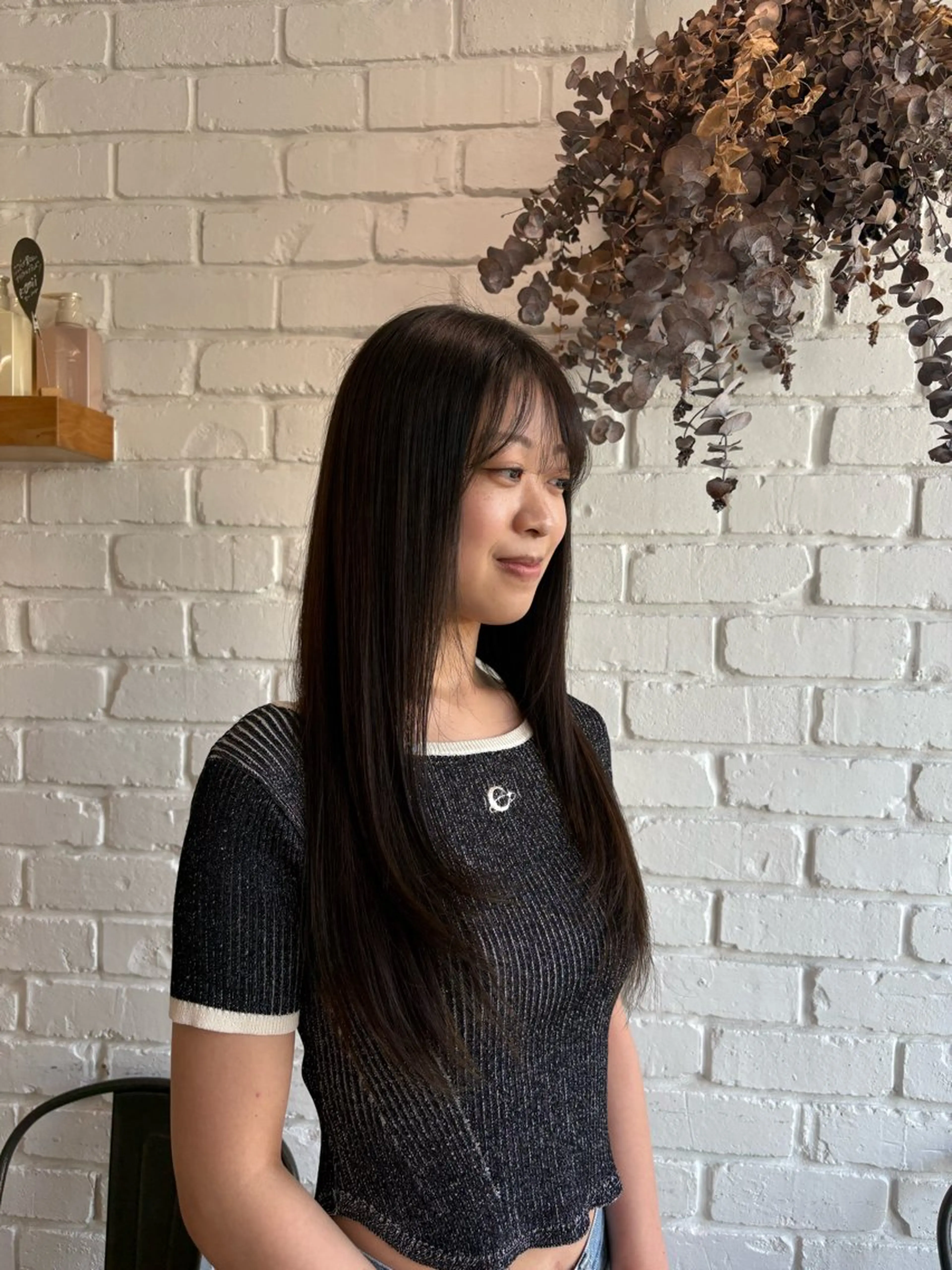 ロング カラー ヘアカラー トリートメント 髪質改善トリートメン ト/縮毛矯正/ゆうなのヘアスタイル