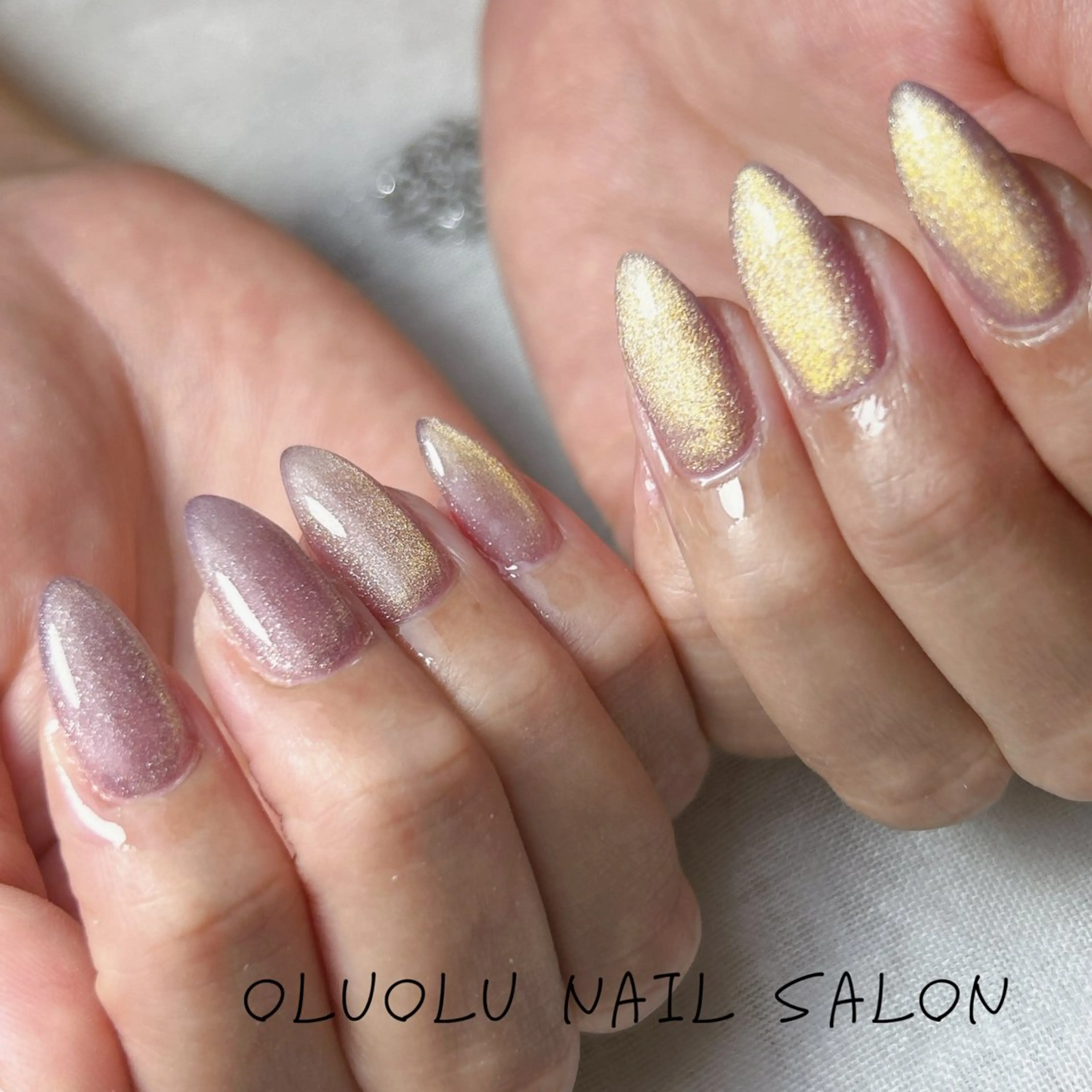 ネイル マグネットネイル oluolu nailsalonのネイルデザイン