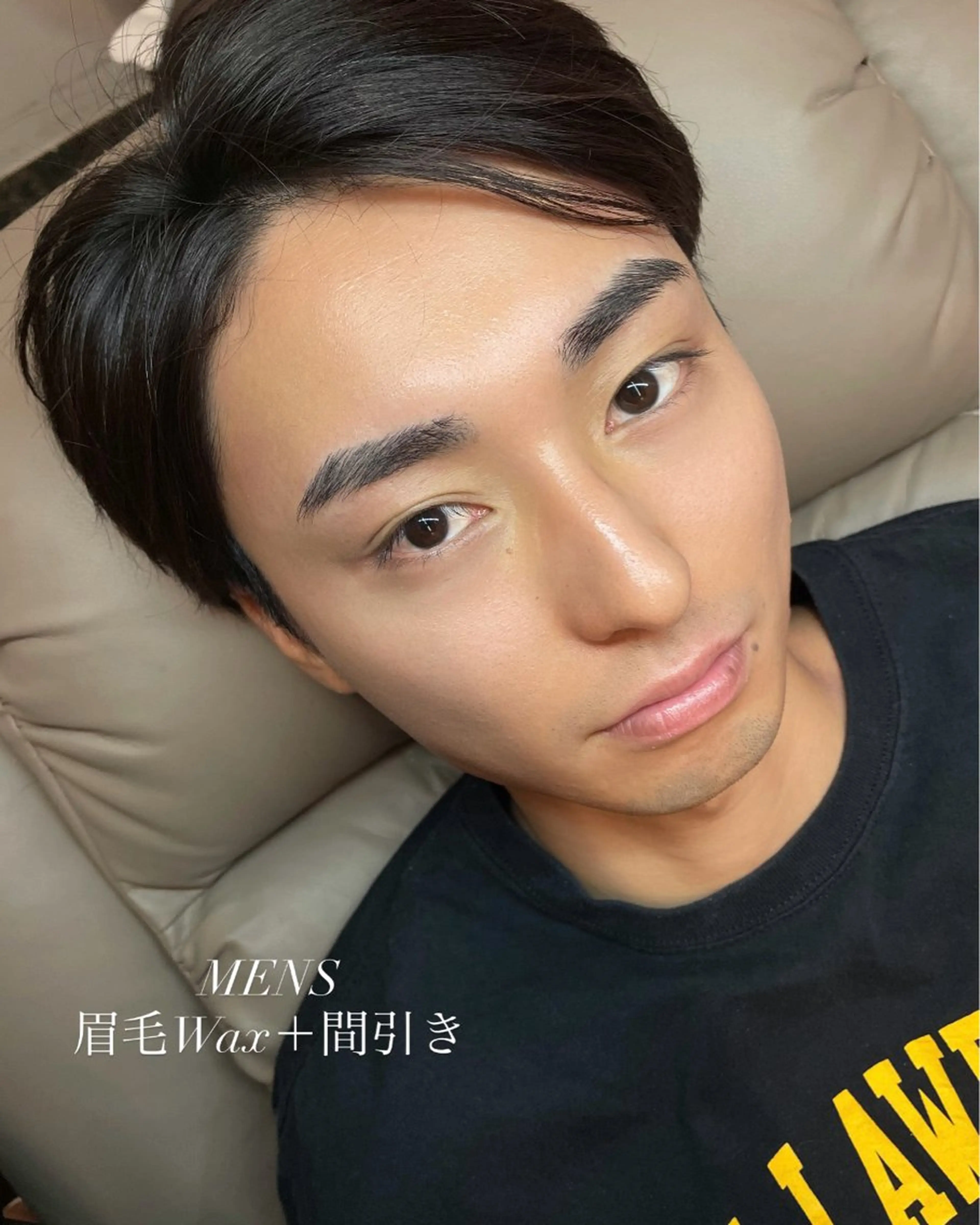 メンズ アイブロウ ワックス脱毛 その他(アイブロウ) 🎀kaede🎀 骨格似合わせ眉毛の眉毛・アイブロウイメージ