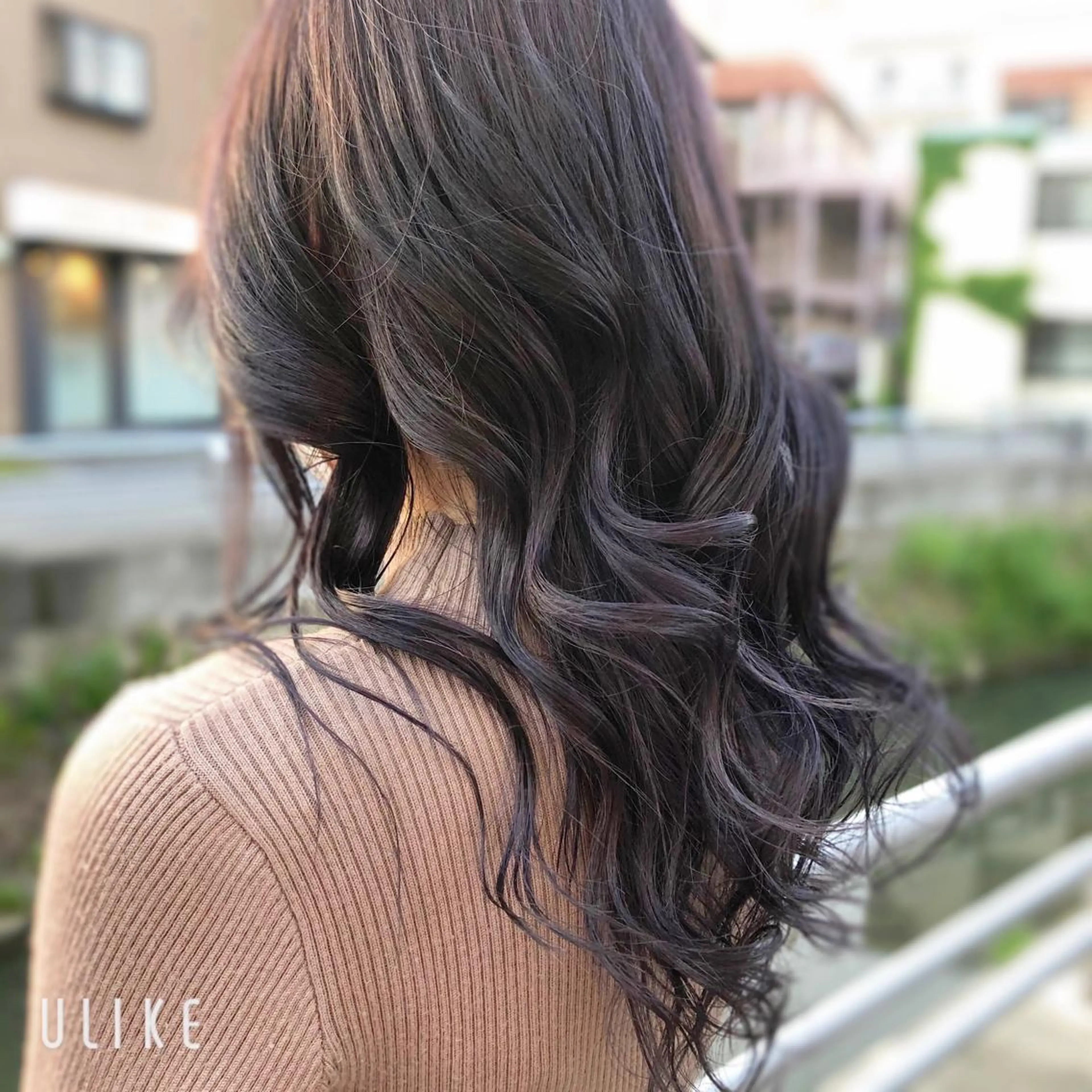 セミロング カラー ブリーチ グラデーションカラー ラベンダーカラー ヘアカラー カラー職人 なかもと たつひろのヘアスタイル