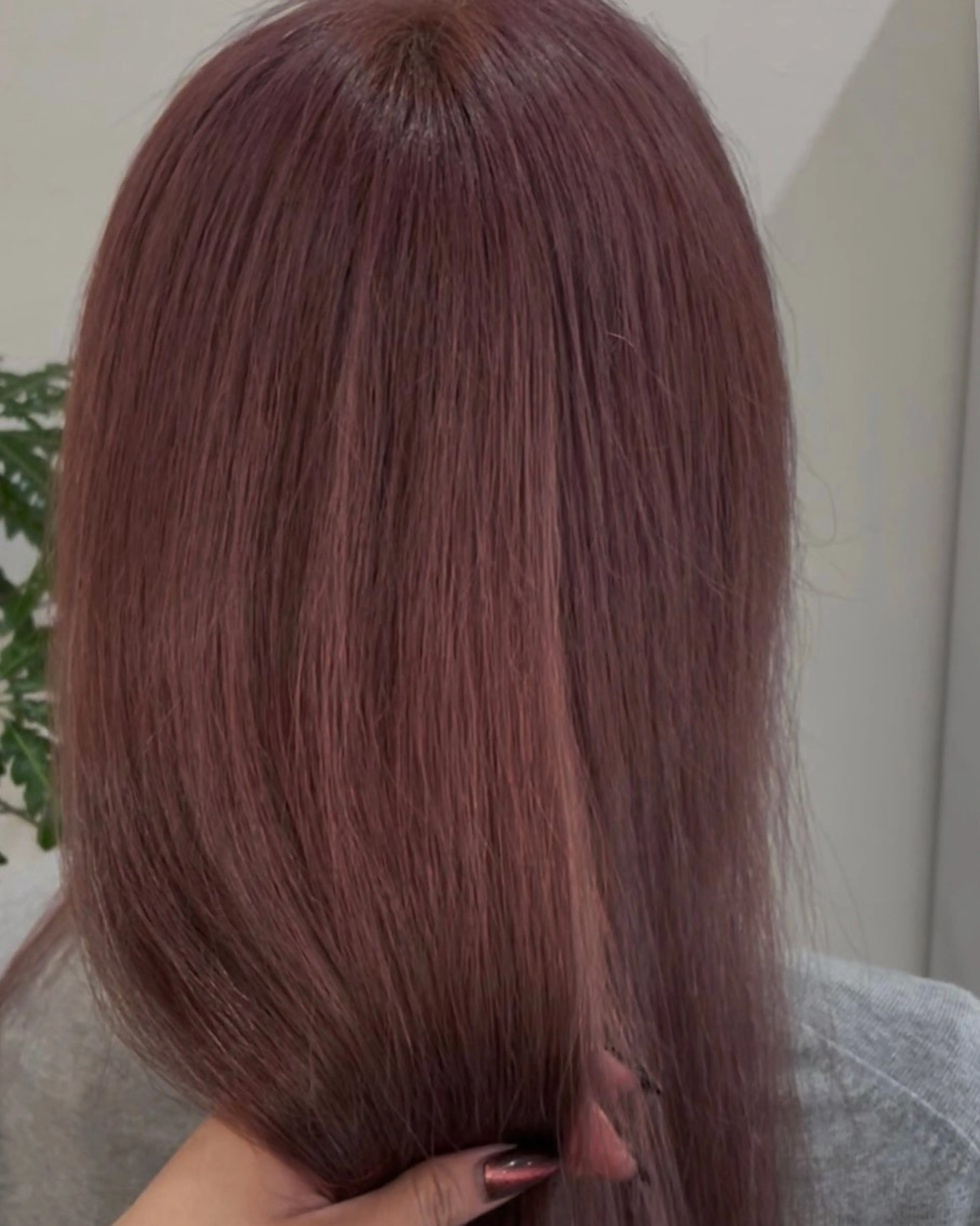 ロング カラー グレージュ ピンクカラー hair terrace M所属・郡山/透明感カラー /馬場アンドレアのヘアスタイル