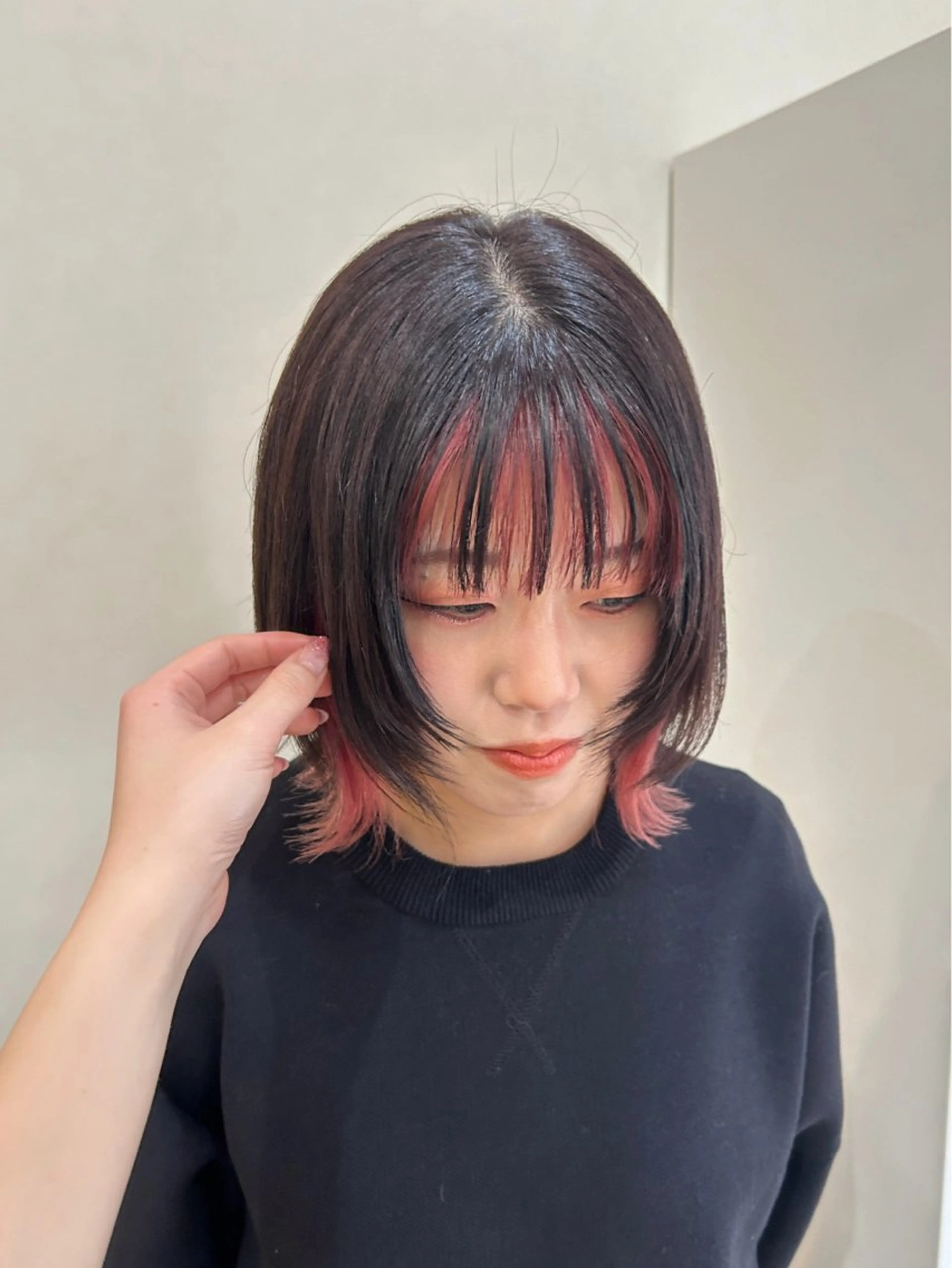 ショート ヘアカラー MIDORI🎀 透明感/ベージュのヘアスタイル