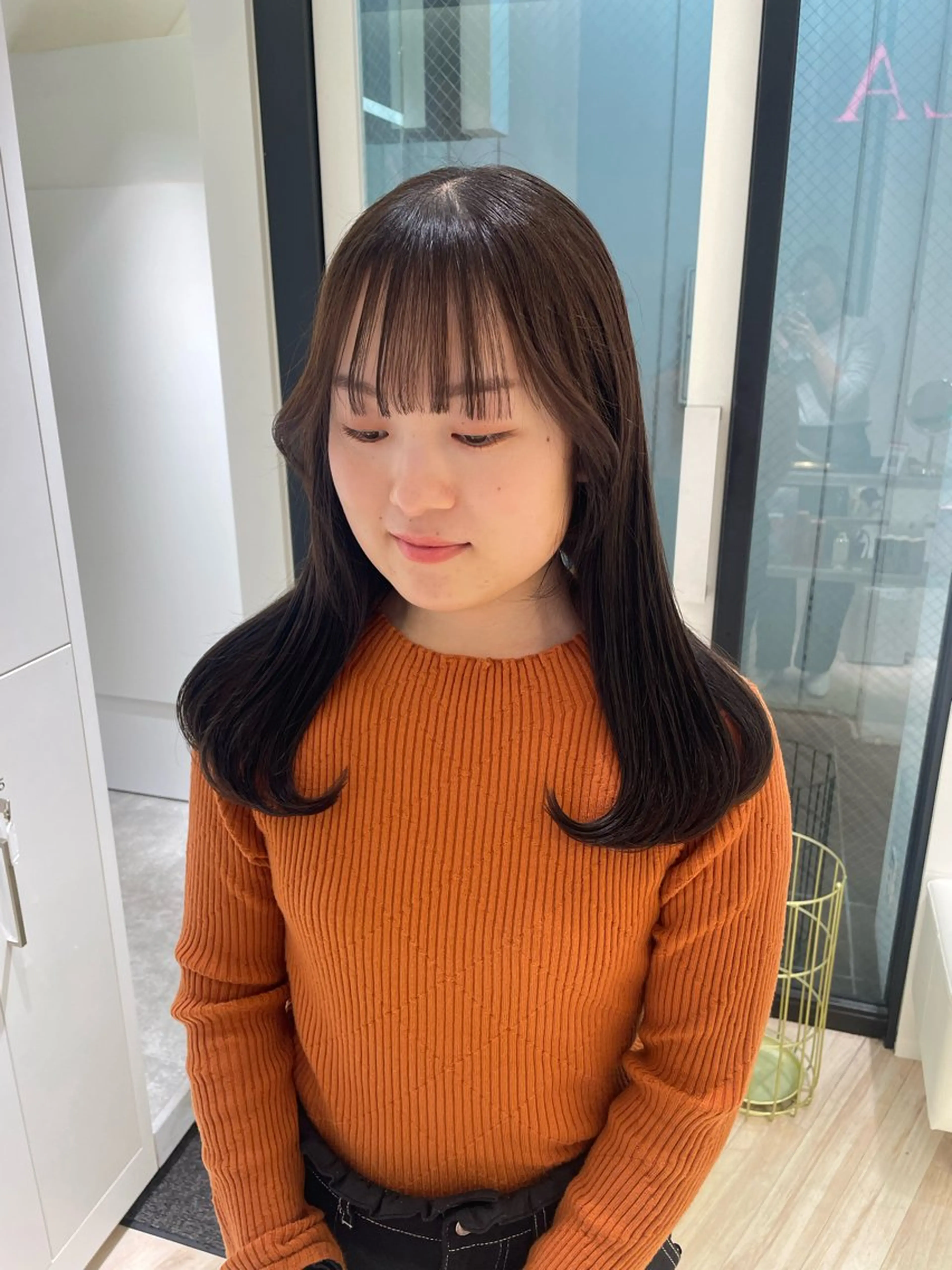 セミロング カラー Parve Mix /頓宮 稚愛🤍のヘアスタイル