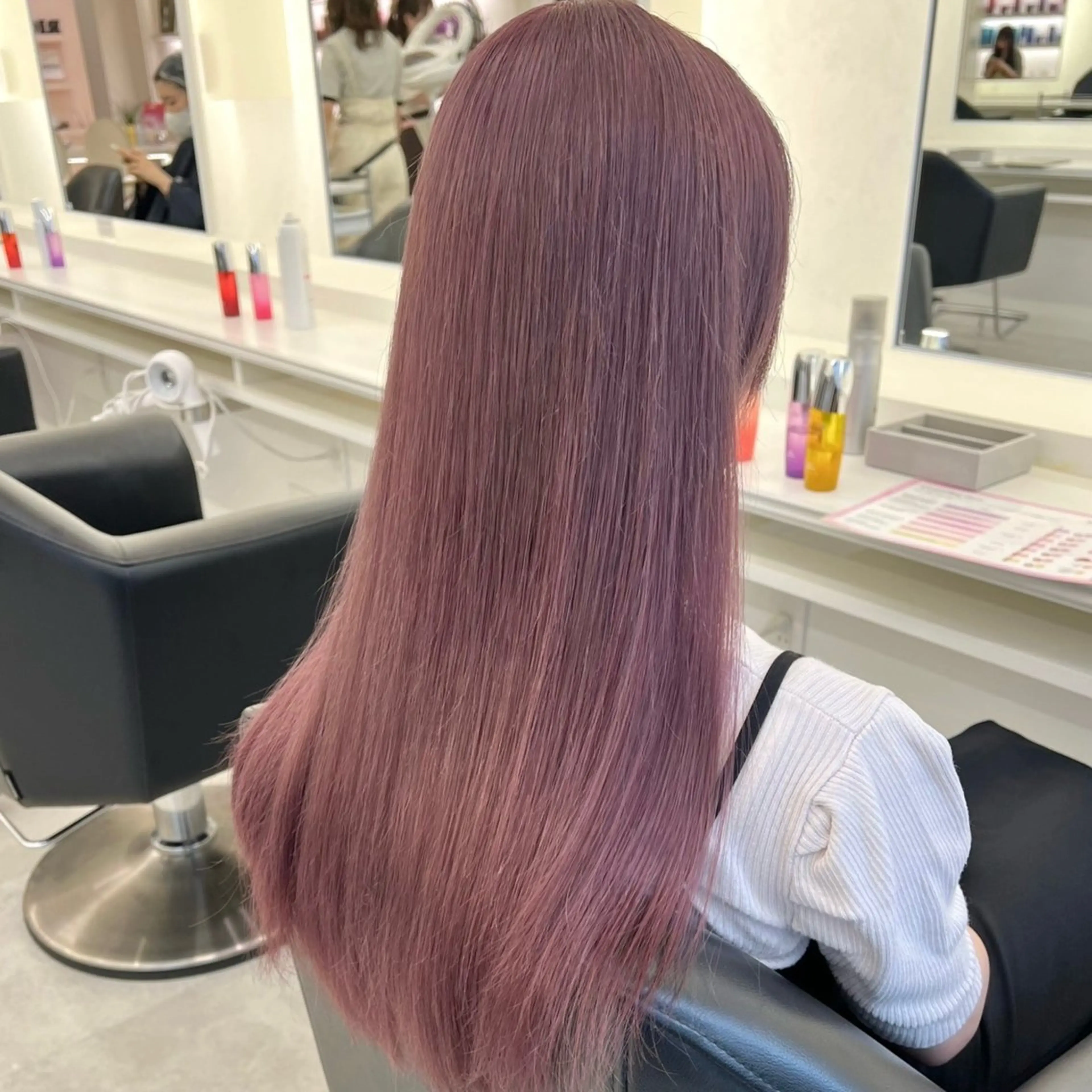 ロング カラー ヘアカラー ParveMix🍀 藤原愛未のヘアスタイル