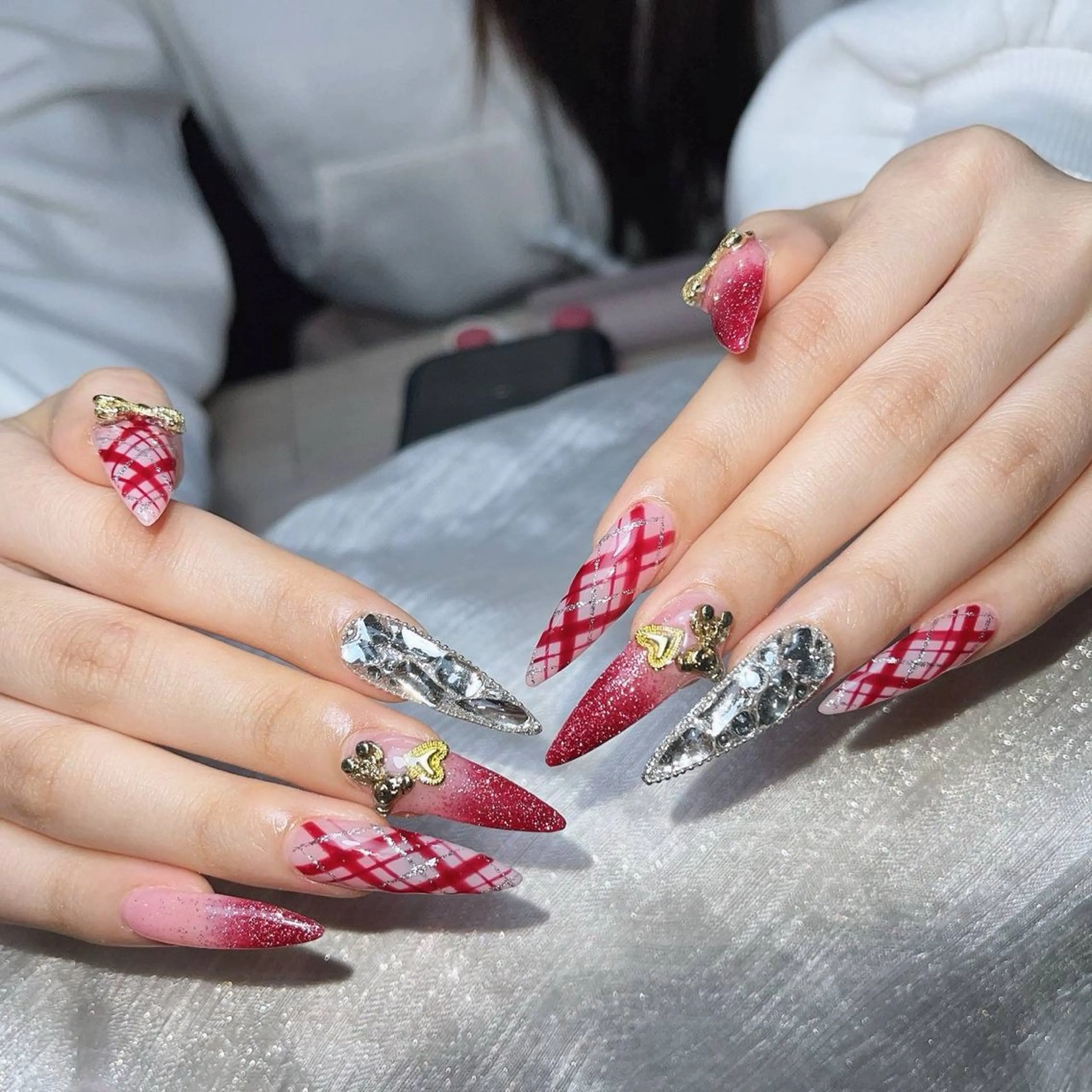 ネイル チークネイル フレンチネイル ジェルネイル 韓国ネイル マグネットネイル ハンドネイル Zen Nail Design 池袋のネイルデザイン