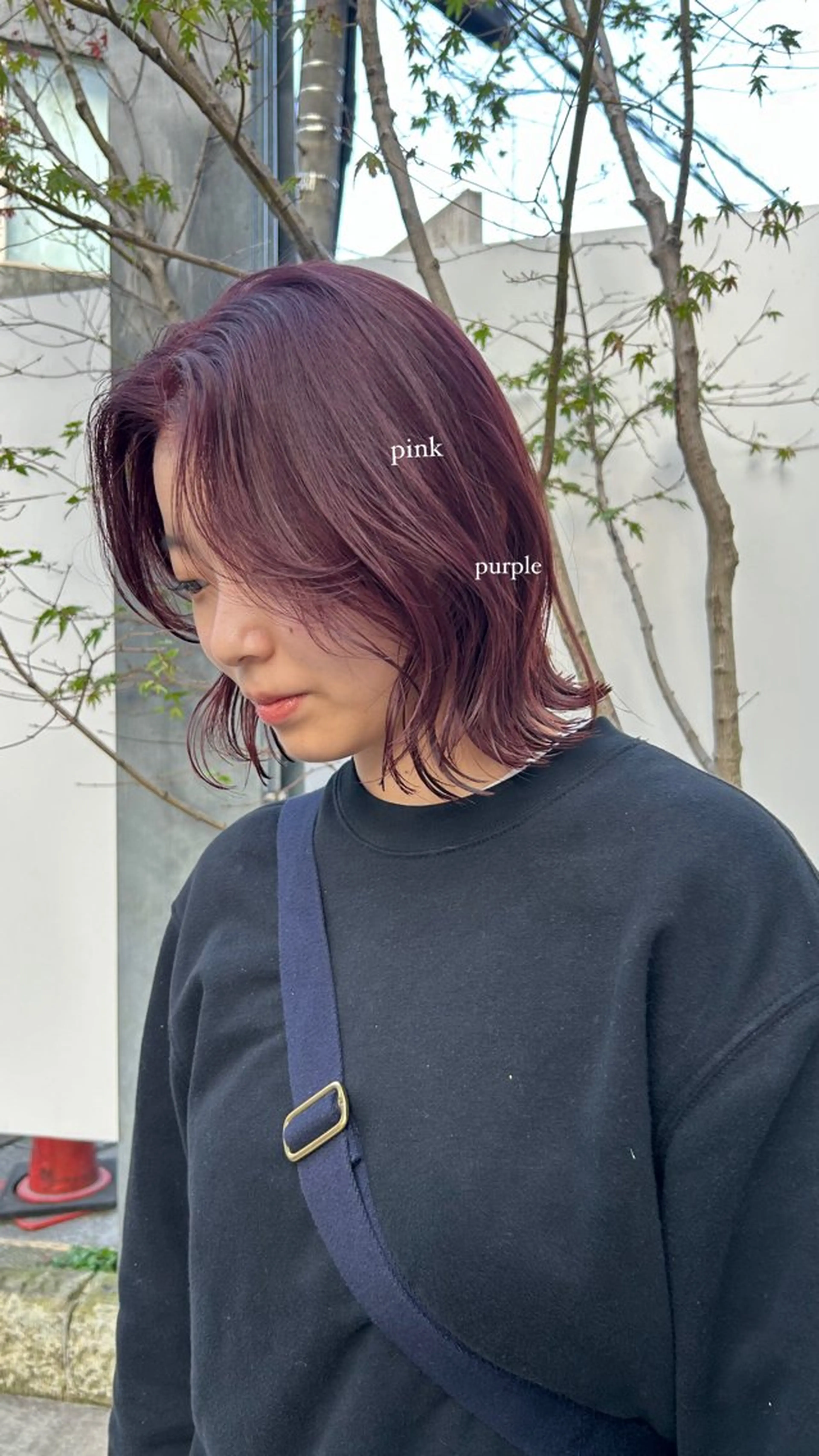 ミディアム カラー カット ヘアカラー トリートメント じゅわっと暖色カラー 🍊Moemiのヘアスタイル