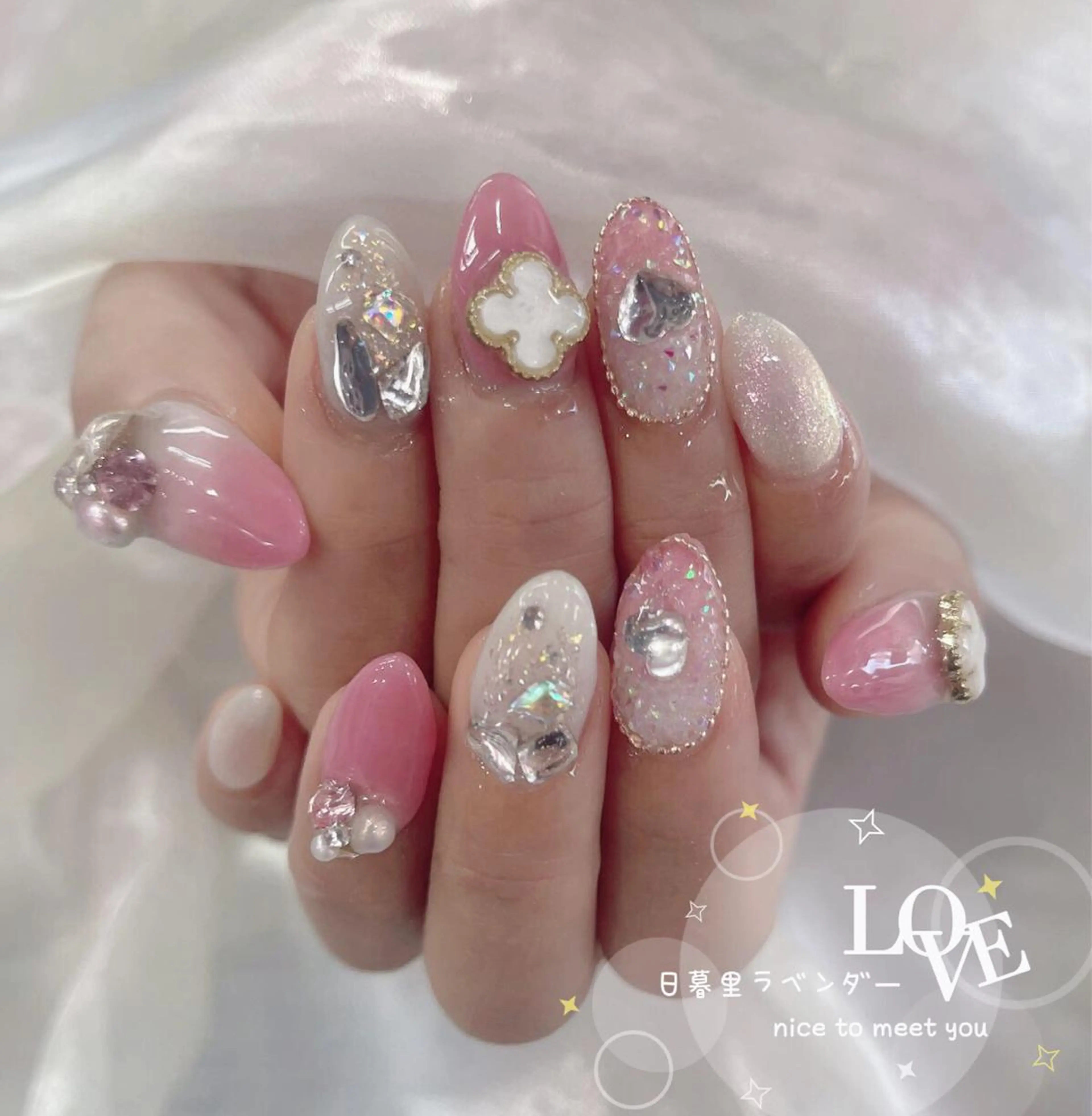 ネイル ラベンダー💖日暮里 ルル💖ネイルのネイルデザイン