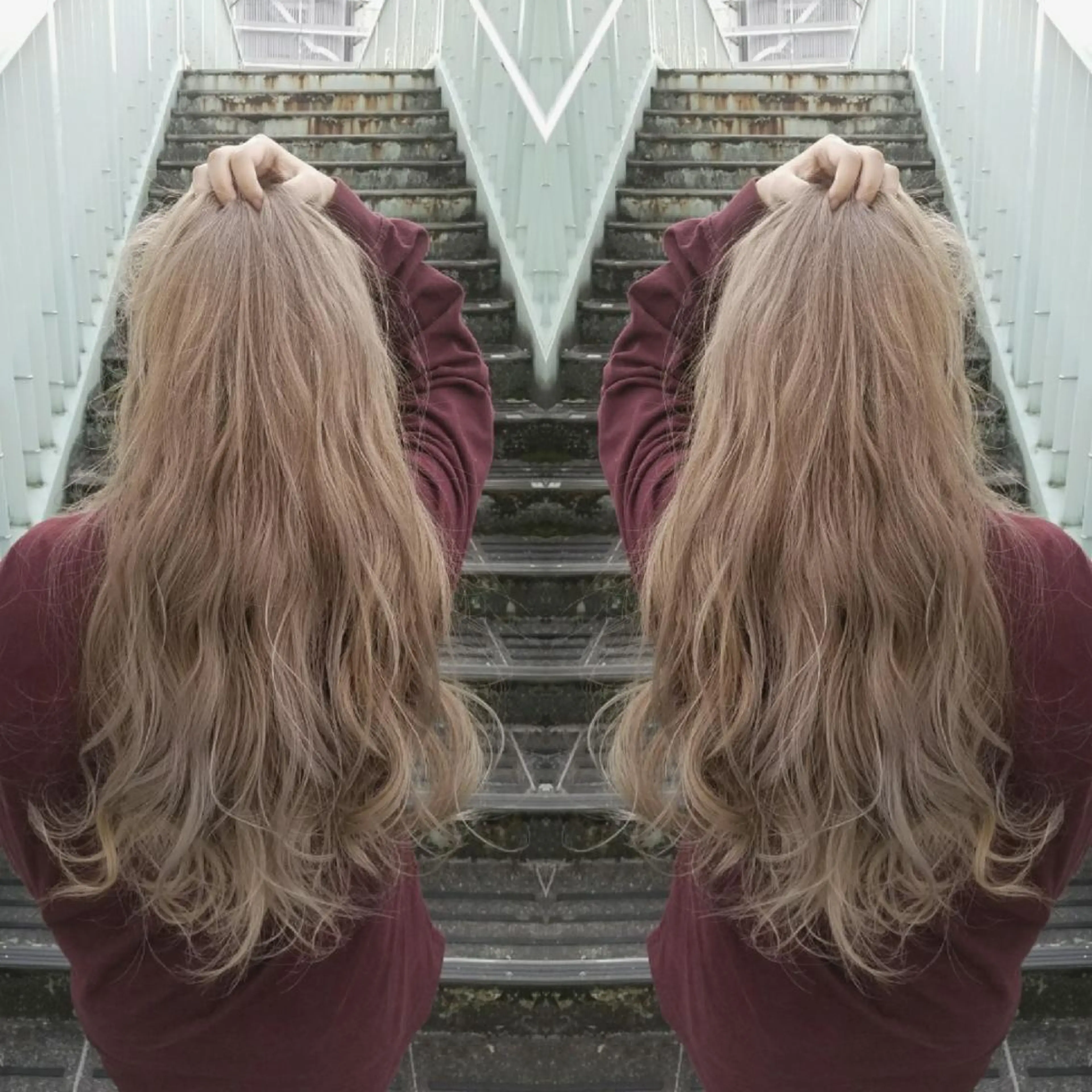 ロング 今中 小百合のヘアスタイル