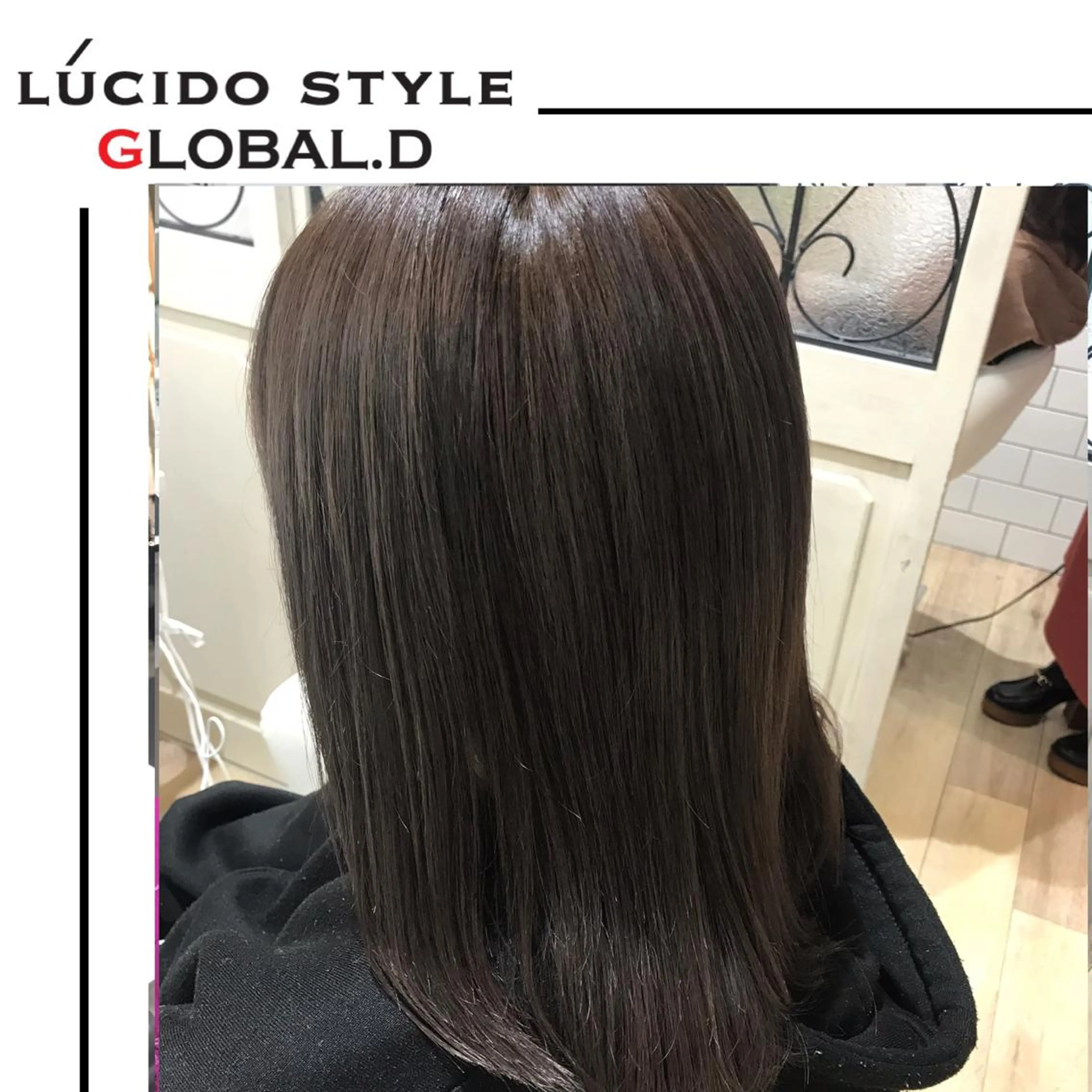 セミロング カラー Lall  You 大阪所属・🥛洒落髪小顔cut なら龍崎🥛のヘアスタイル