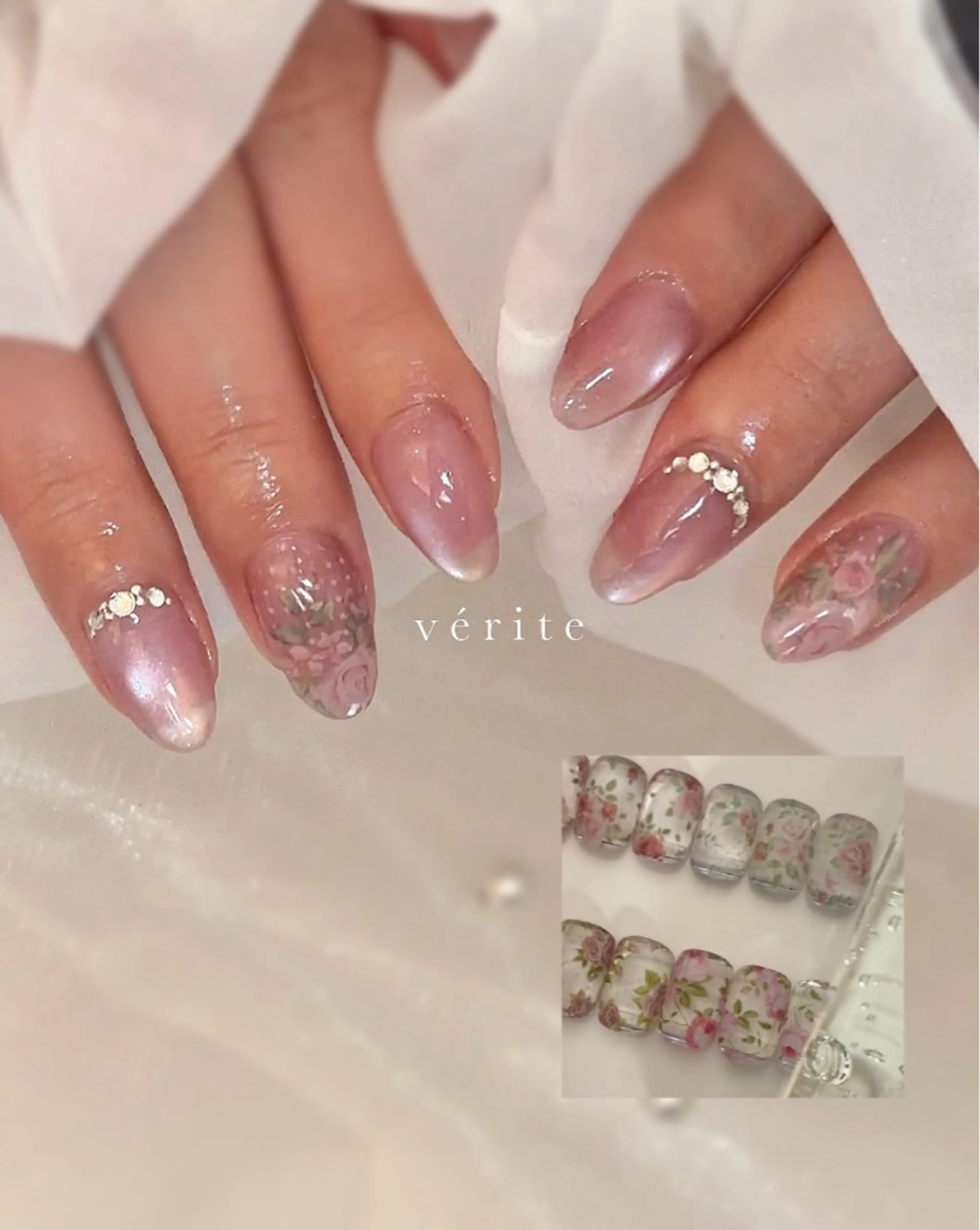 ネイル ハンドネイル vérite nailのネイルデザイン