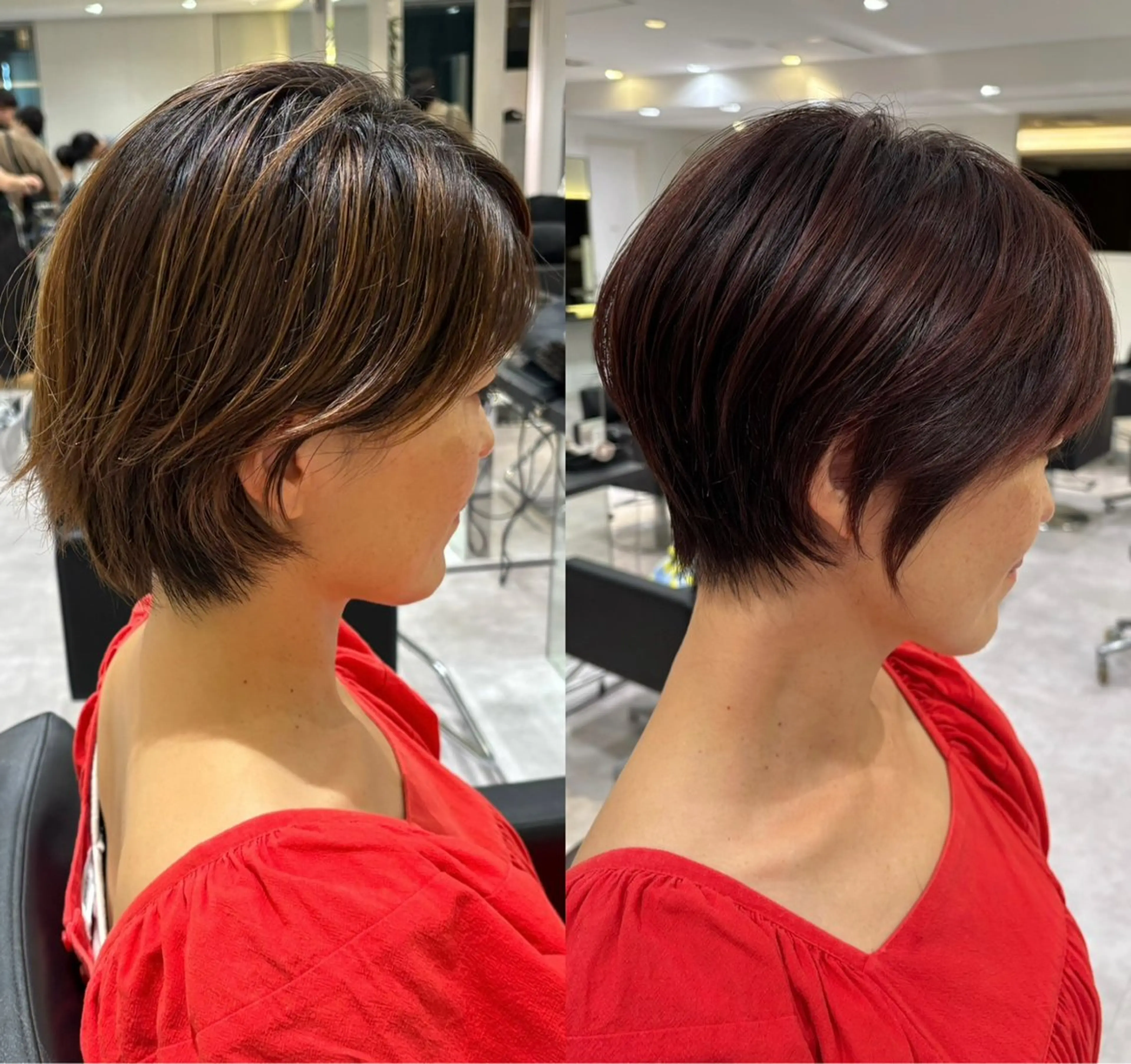 ショート くびれヘア ショートヘア 小顔カット 無料カットモデル/ ショート特化/荒砂のヘアスタイル